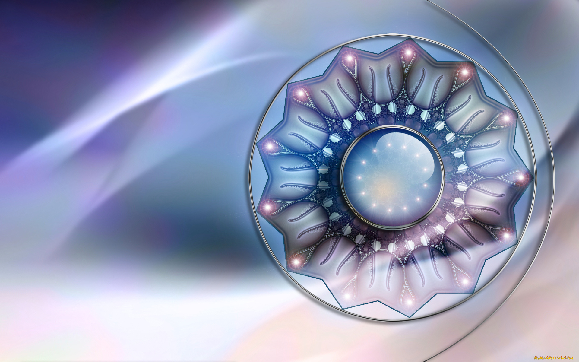 3д, графика, абстракция, , abstract, звезда, линии, круг, узор