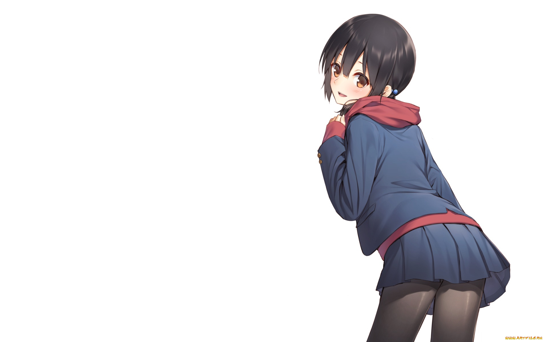 аниме, unknown, , другое, фон, девушка, взгляд