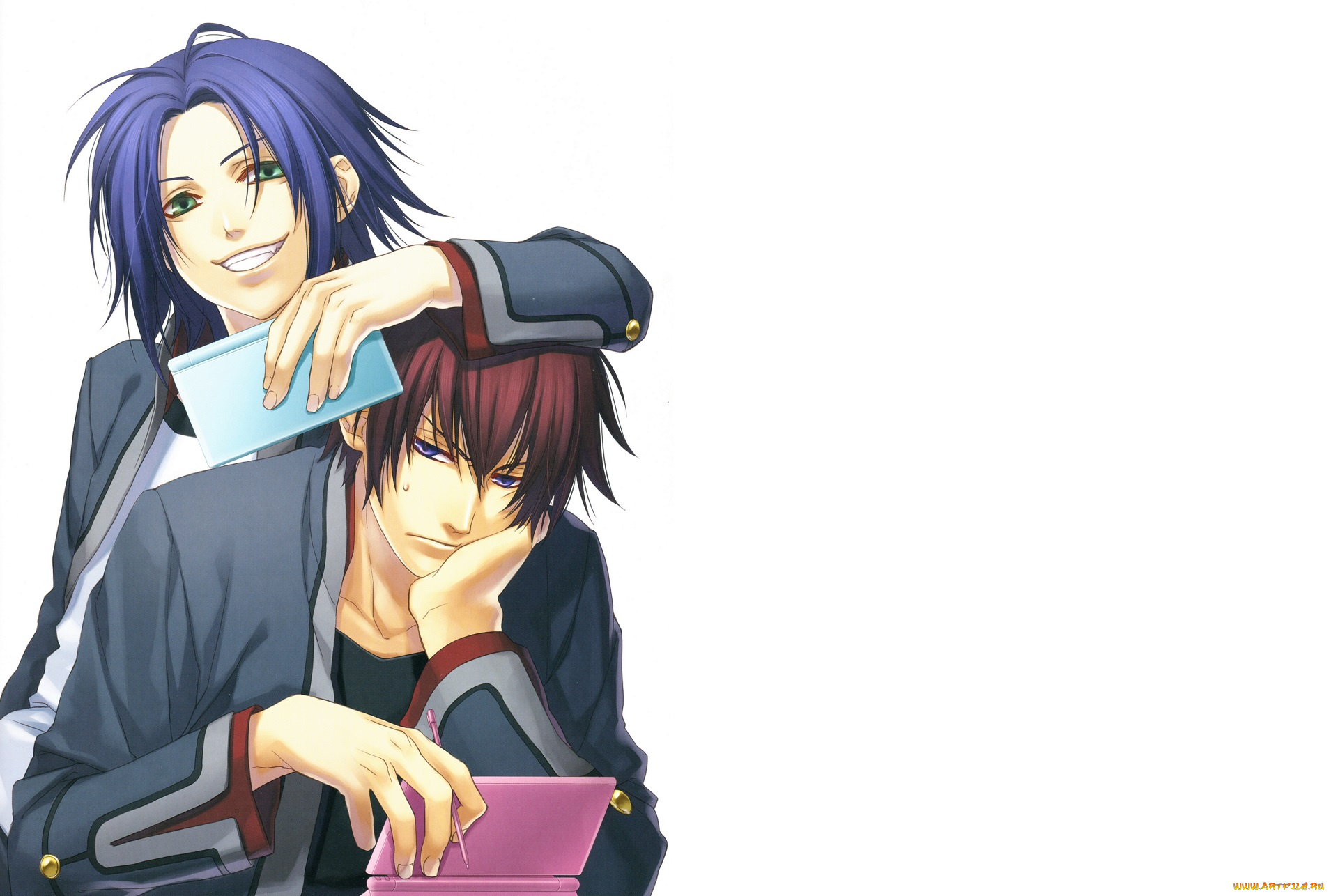 аниме, hiiro, no, kakera, парни