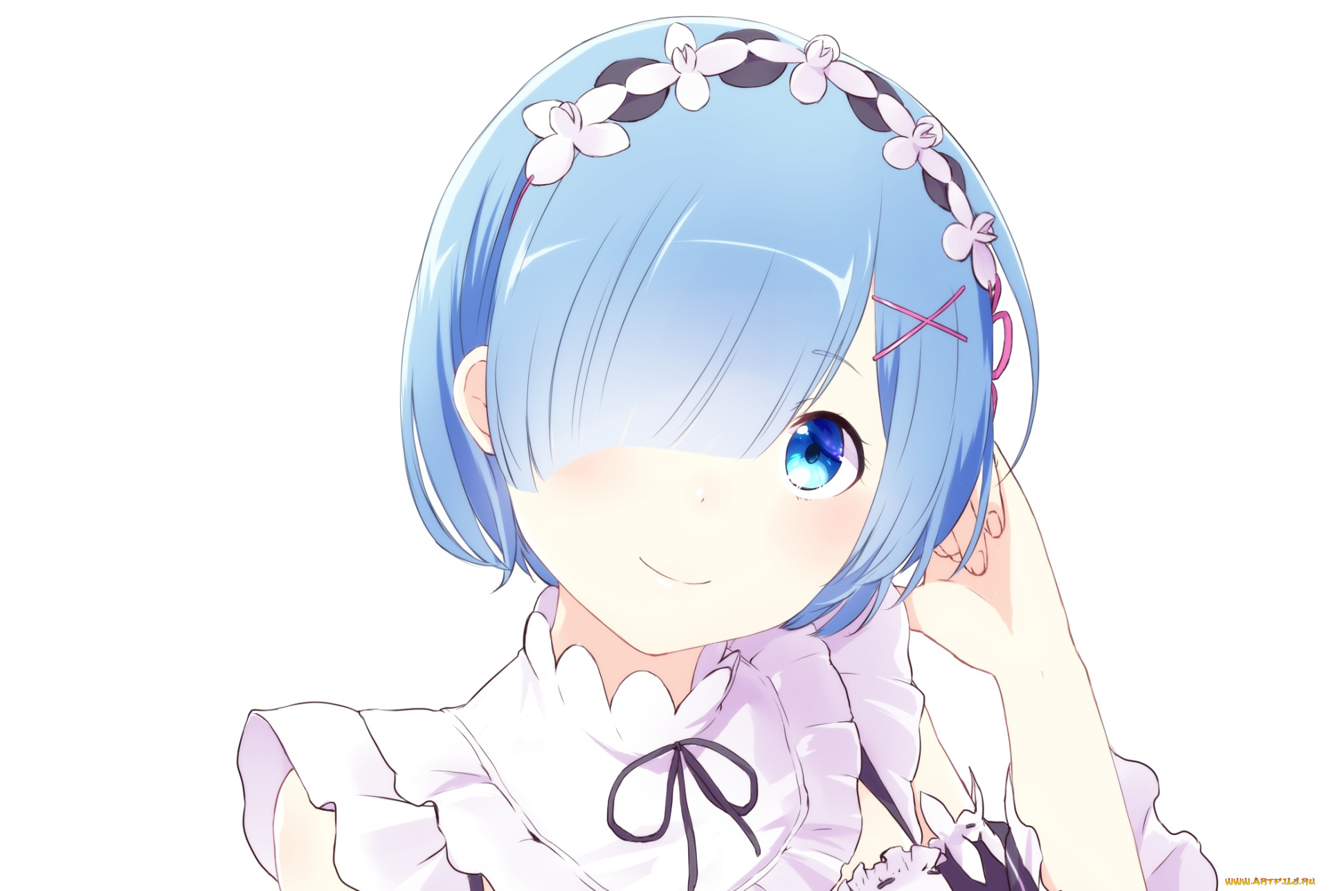 аниме, re, , zero, kara, hajimeru, isekai, seikatsu, взгляд, фон, девушка