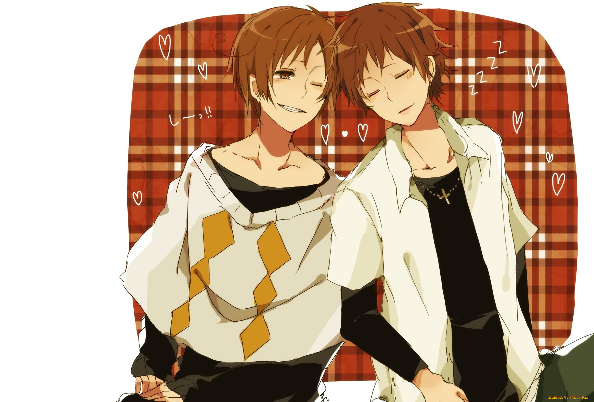 аниме, hetalia, , axis, powers, парни