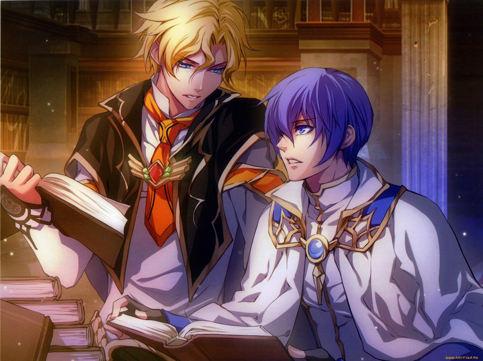 аниме, wand, of, fortune, парни