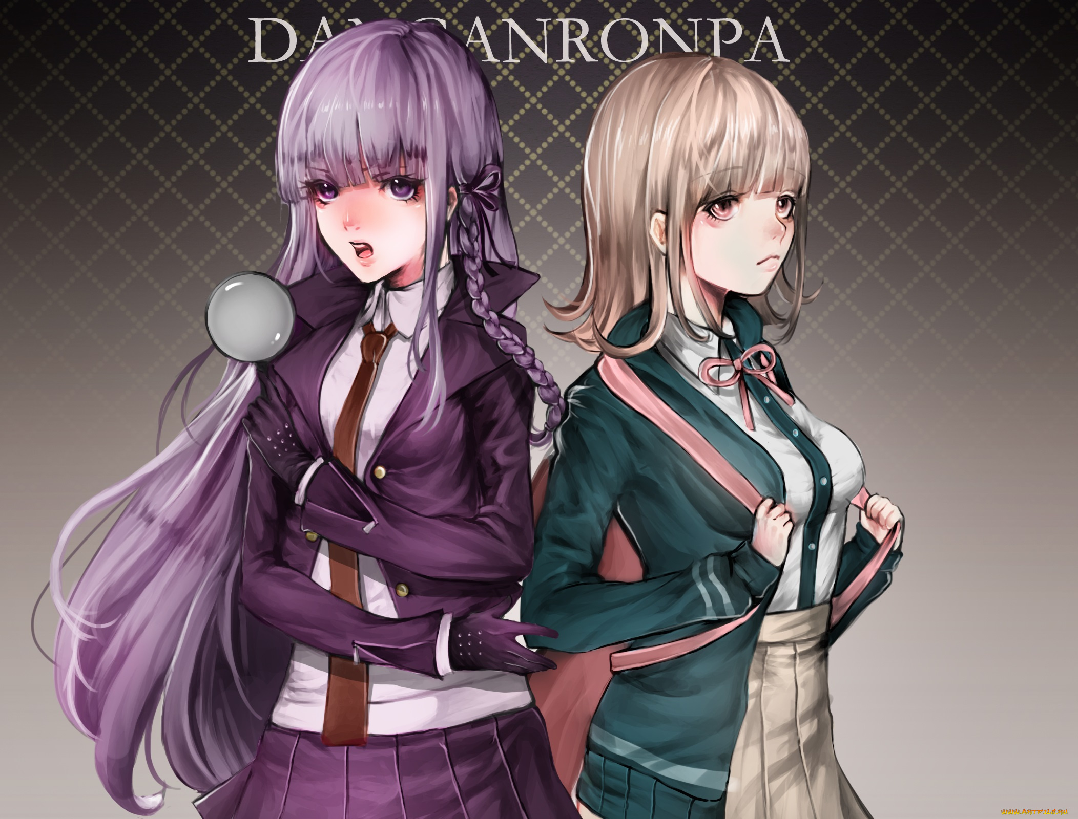 аниме, danganronpa, девушки