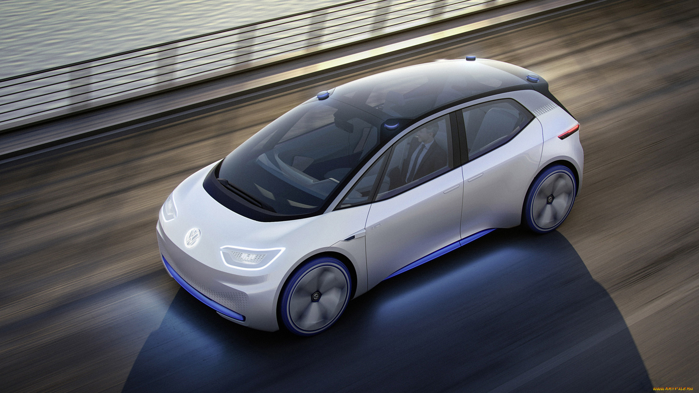 volkswagen, i, d, concept, 2016, автомобили, 3д, volkswagen, i, d, concept, 2016