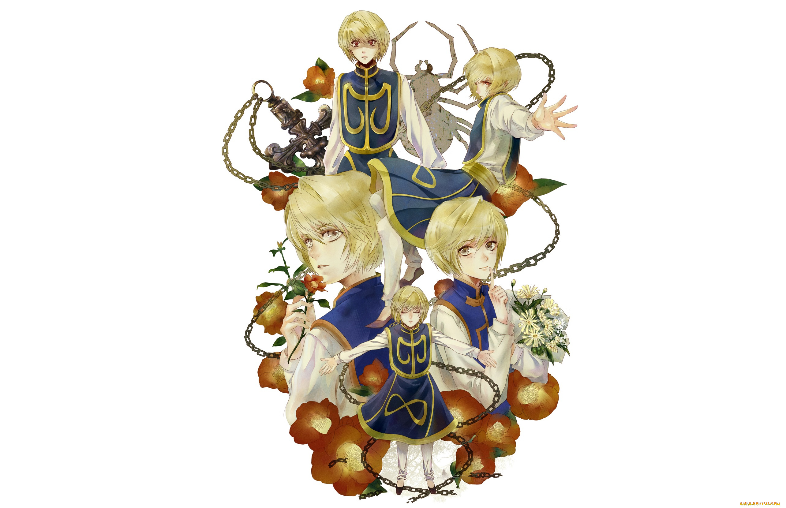 аниме, hunter, x, hunter, курапика