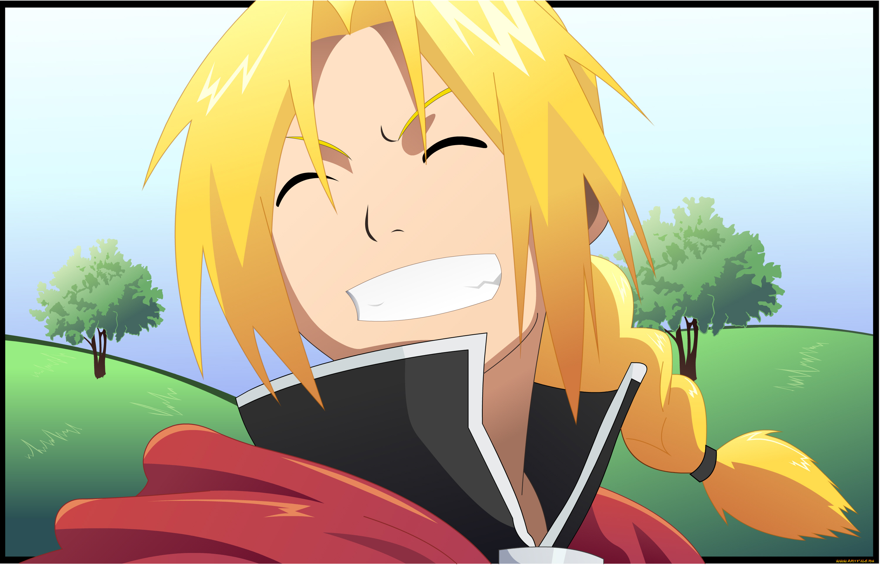 аниме, fullmetal, alchemist, эдвард