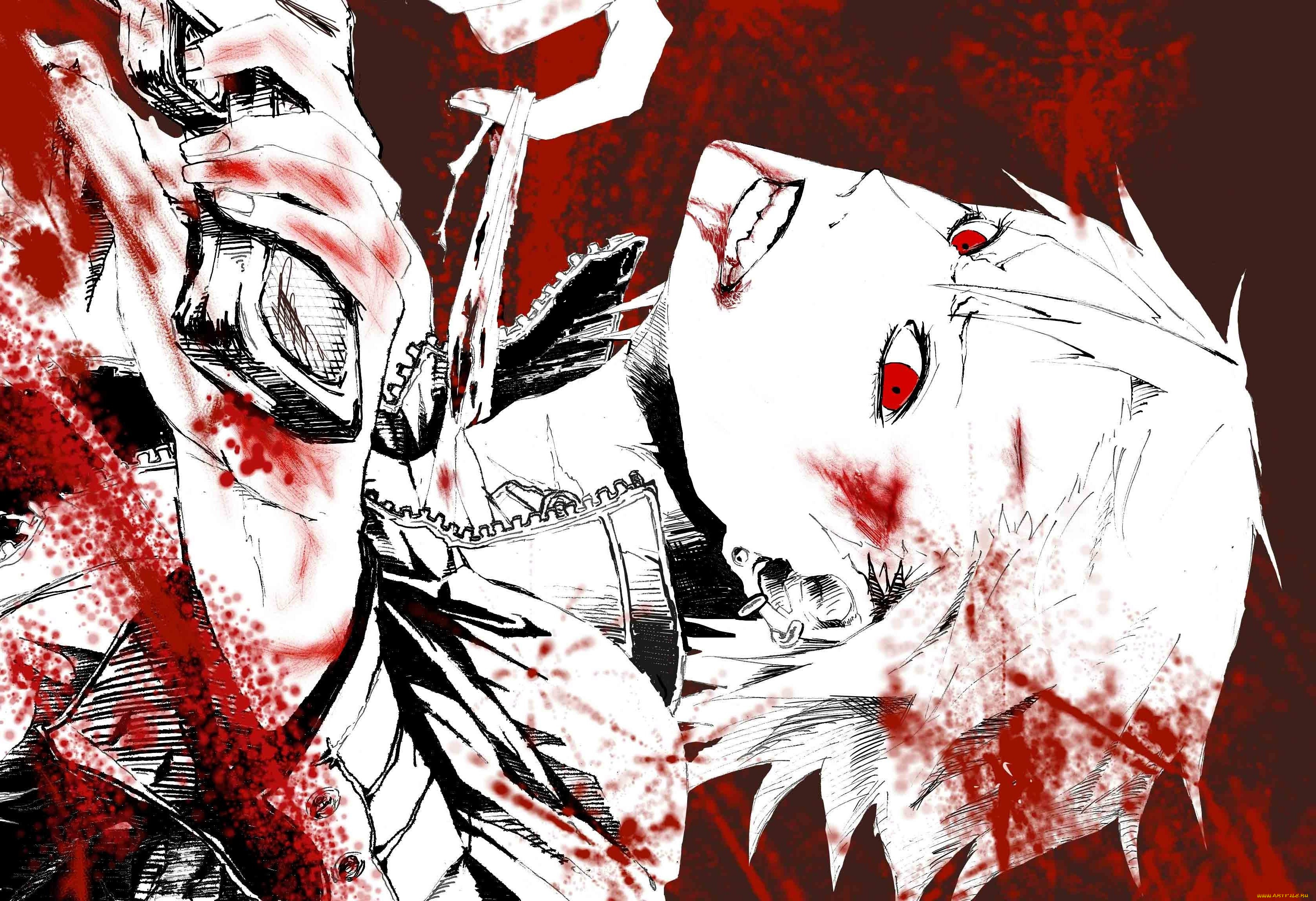 аниме, dogs, , bullets, &, carnage, парень