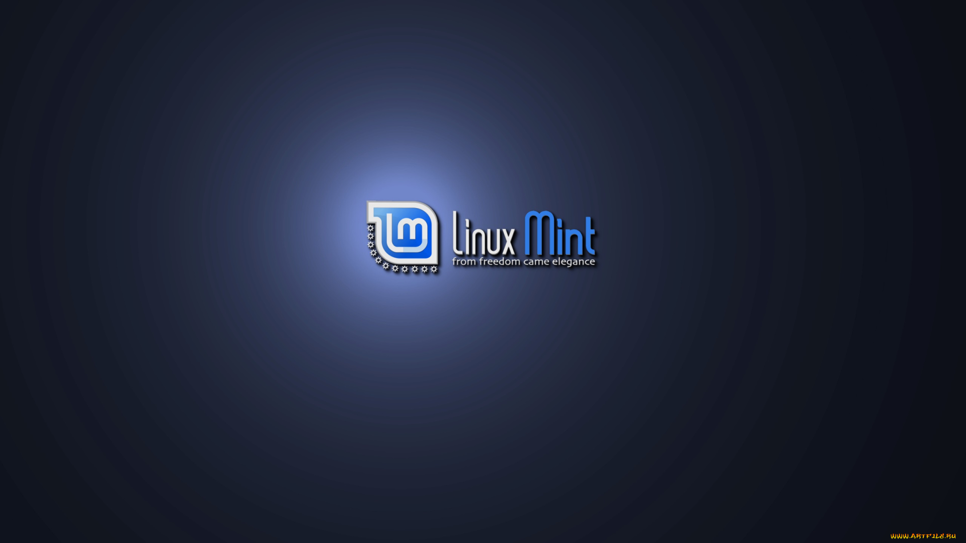 компьютеры, linux, логотип, фон