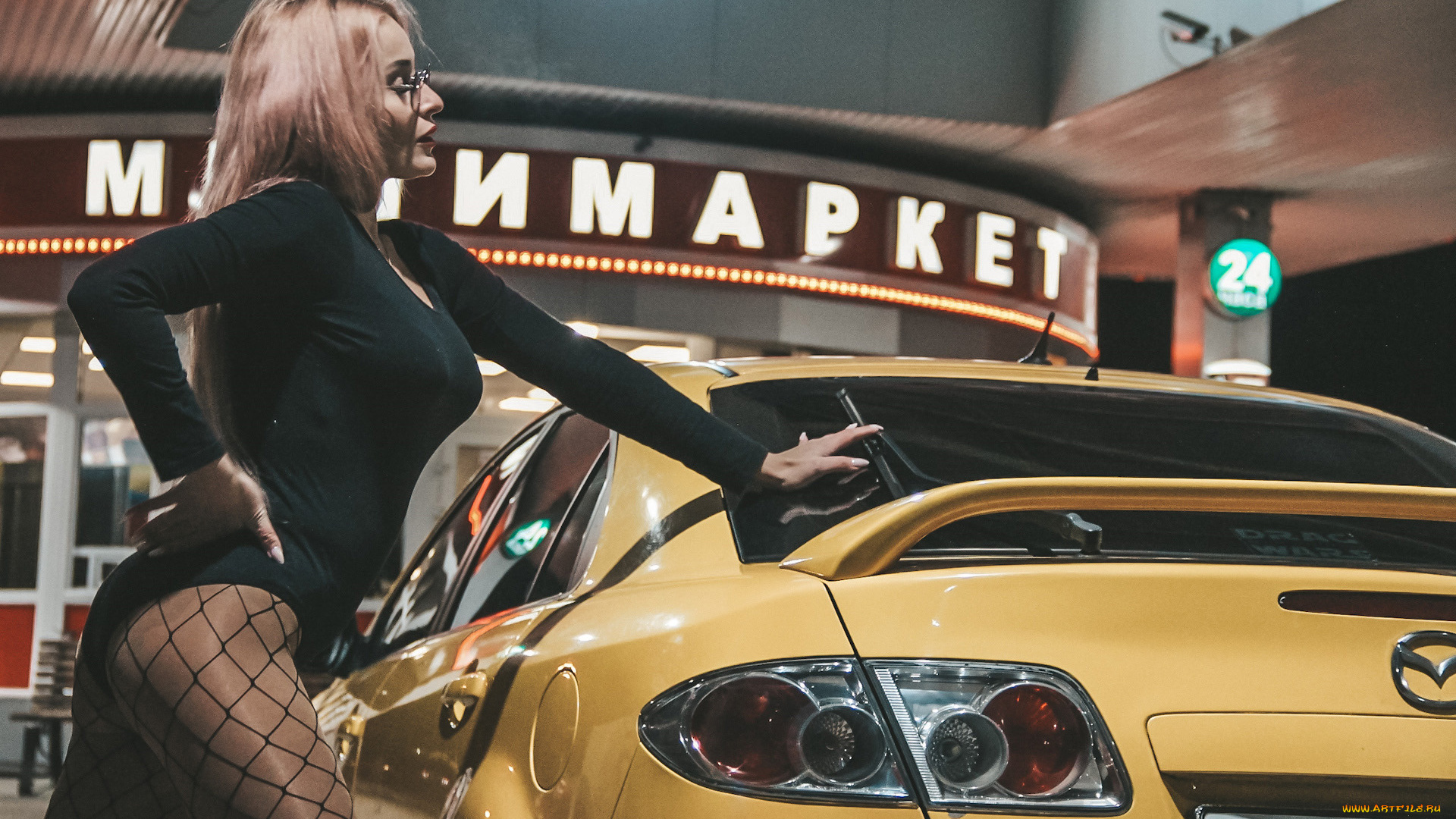 автомобили, -авто, с, девушками, mazda, 6, atenza