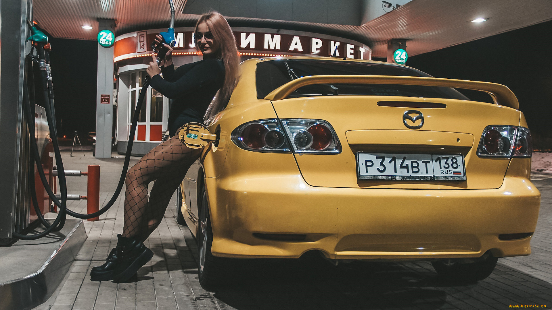 автомобили, -авто, с, девушками, mazda, 6, atenza