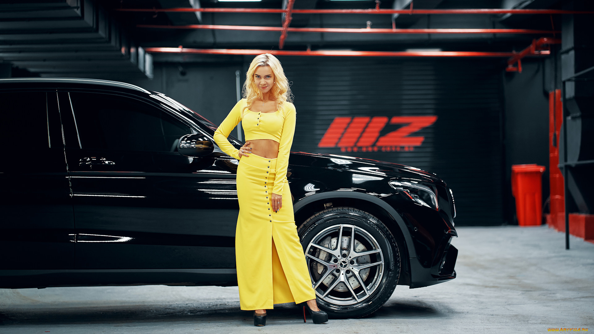 автомобили, -авто, с, девушками, mercedes, glc