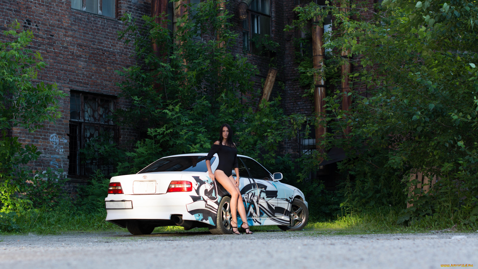 автомобили, -авто, с, девушками, toyota, chaser