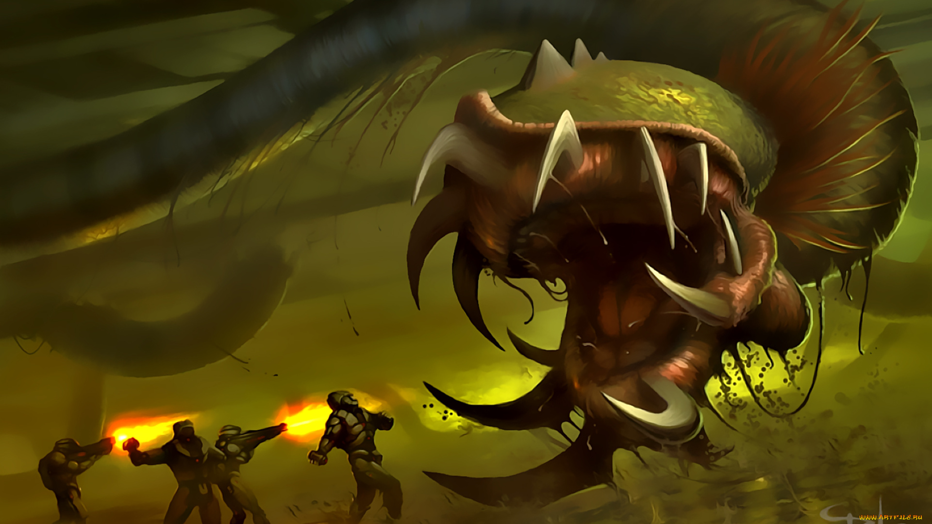 календари, фэнтези, монстр, солдат, существо, calendar, 2020