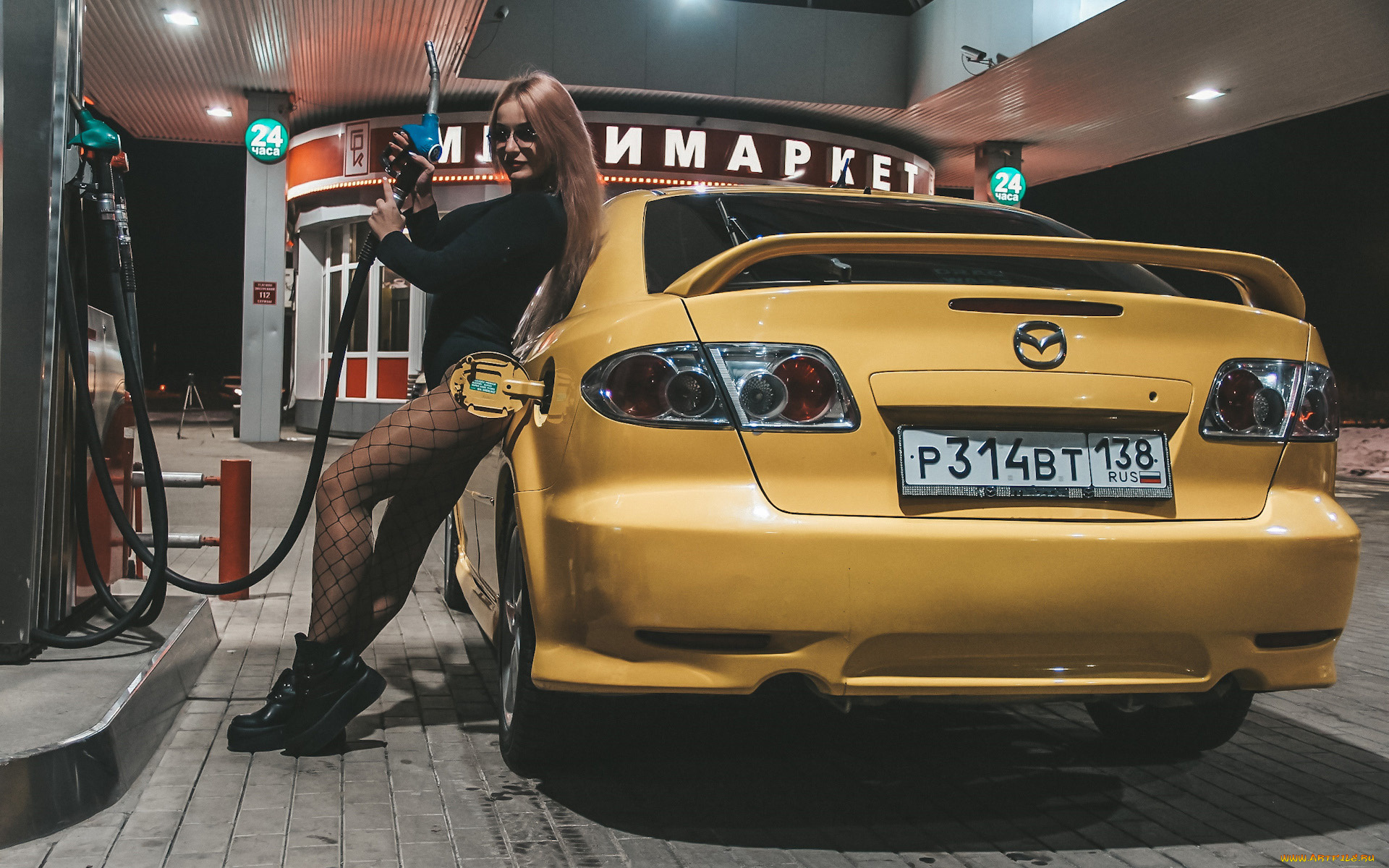 автомобили, -авто, с, девушками, mazda, 6, atenza