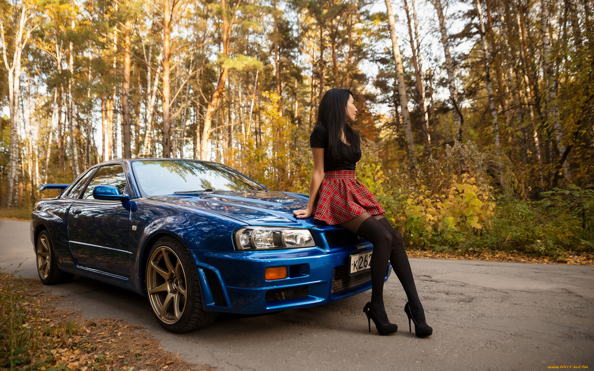 автомобили, -авто, с, девушками, nissan, skyline