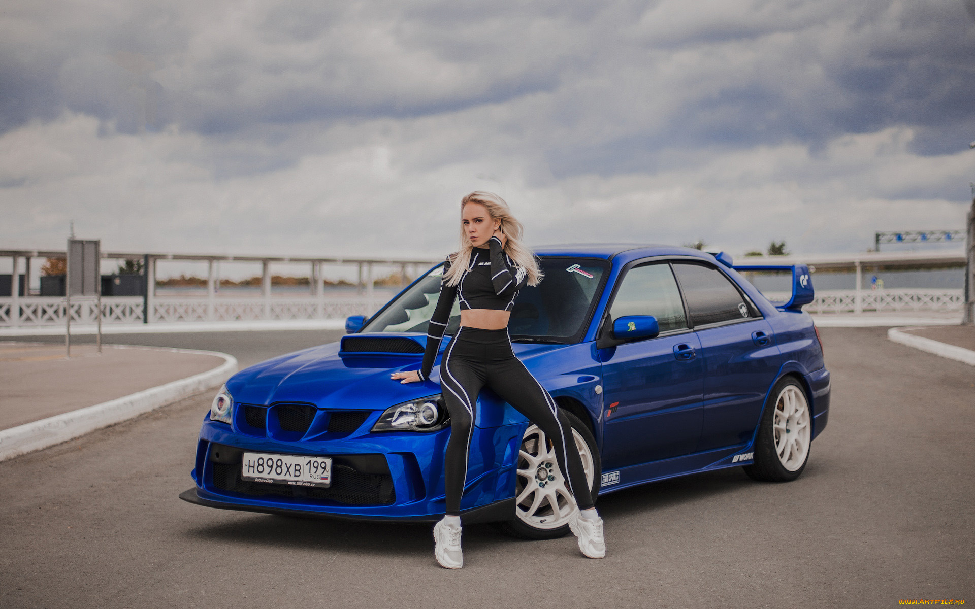 автомобили, -авто, с, девушками, subaru