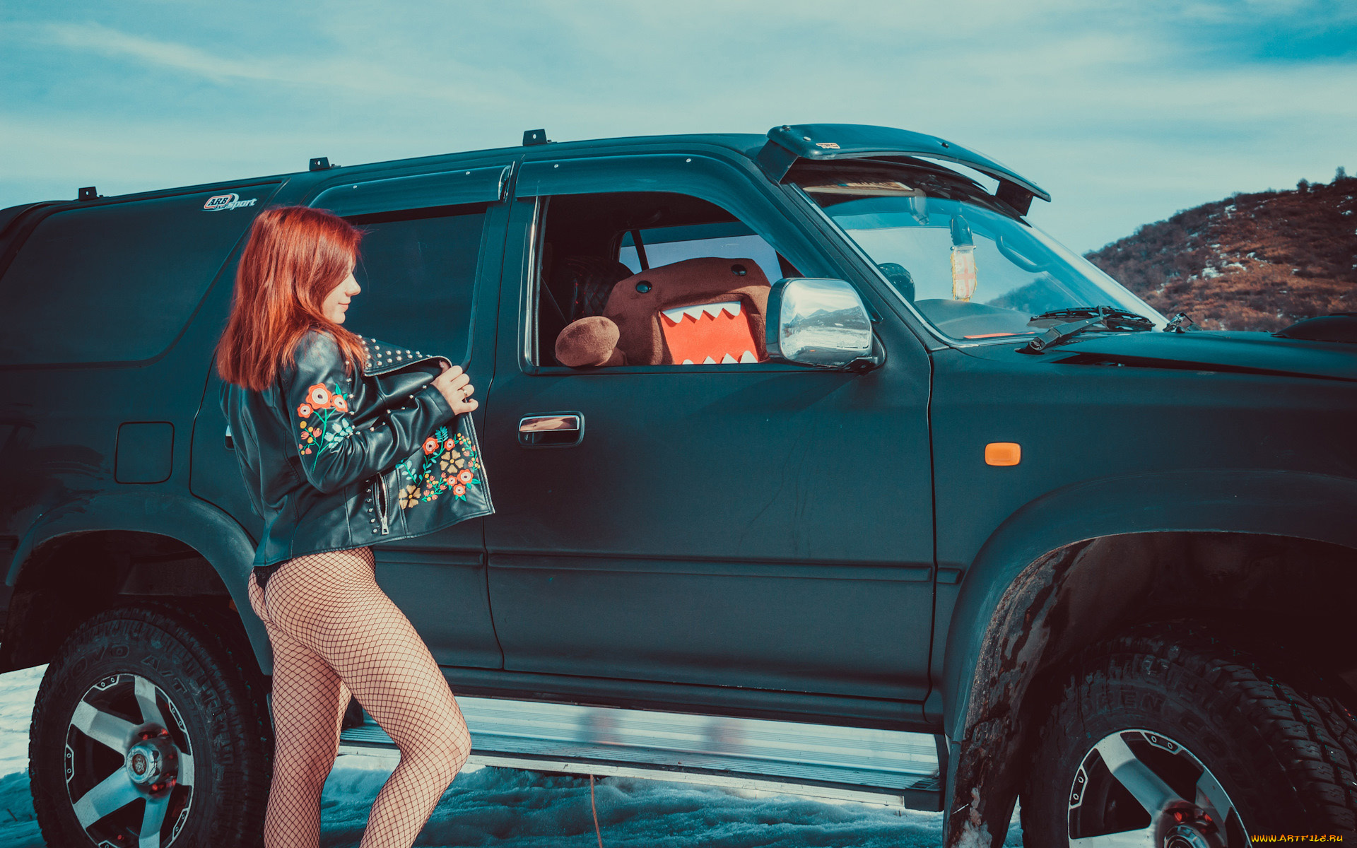 автомобили, -авто, с, девушками, toyota, hilux, surf