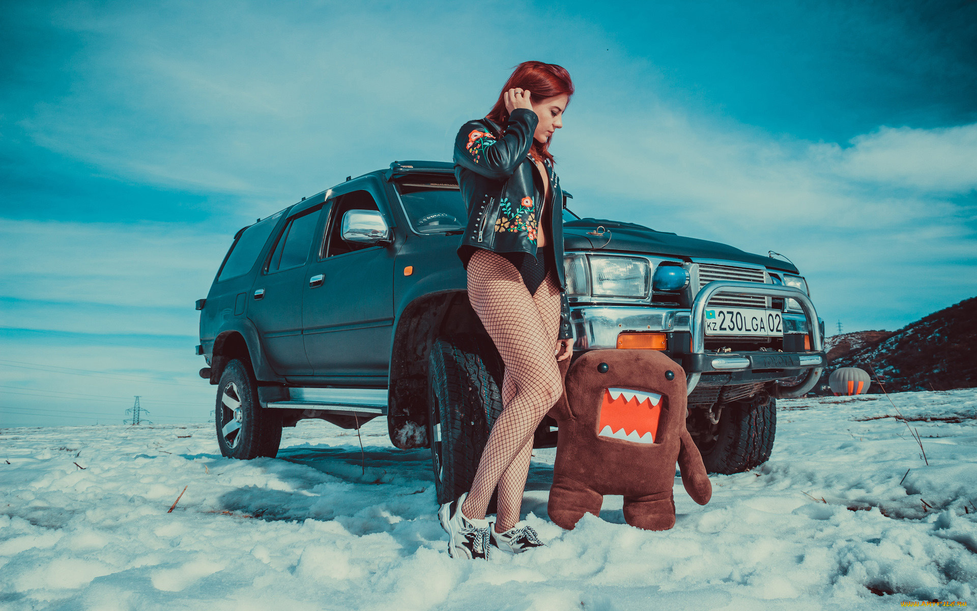 автомобили, -авто, с, девушками, toyota, hilux, surf