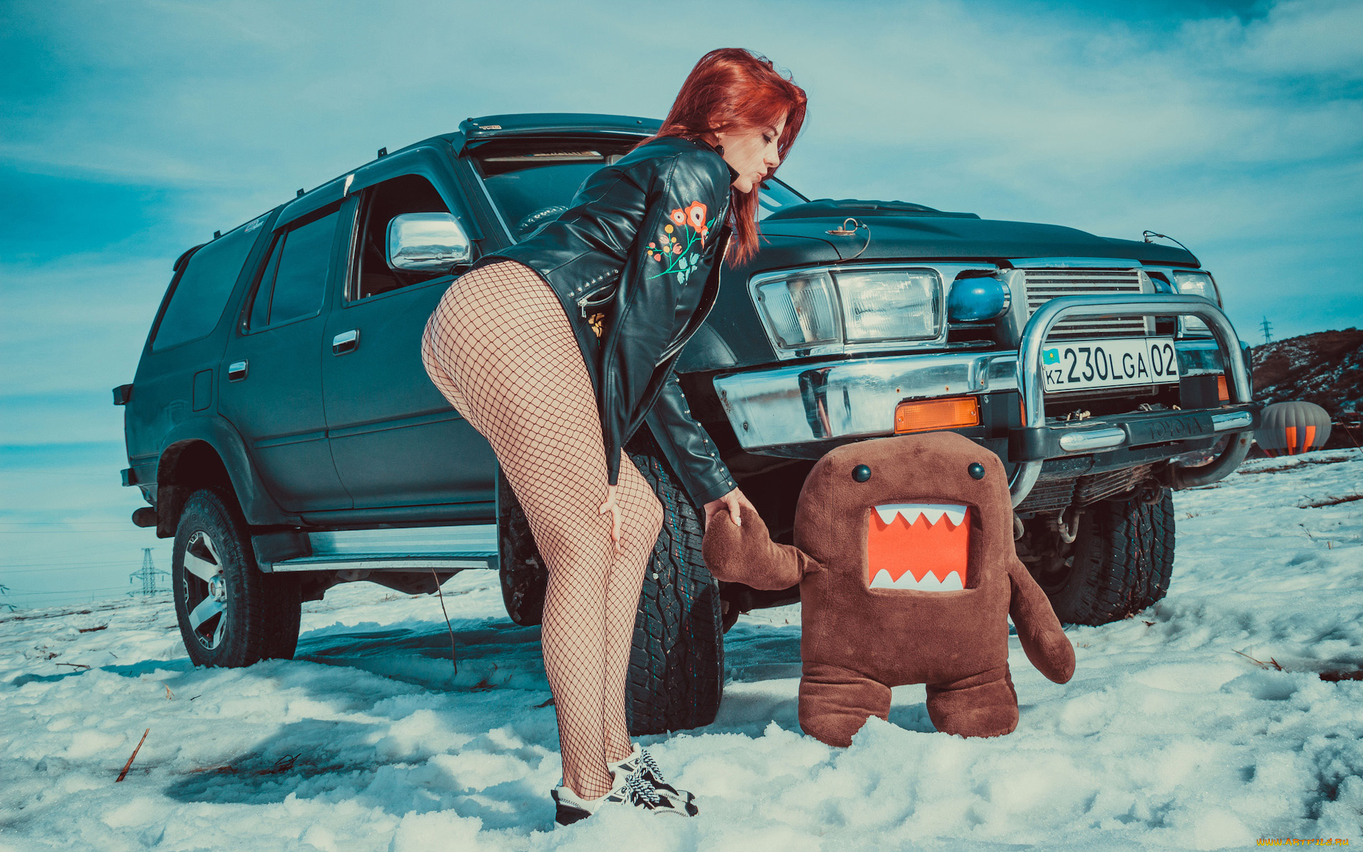 автомобили, -авто, с, девушками, toyota, hilux, surf