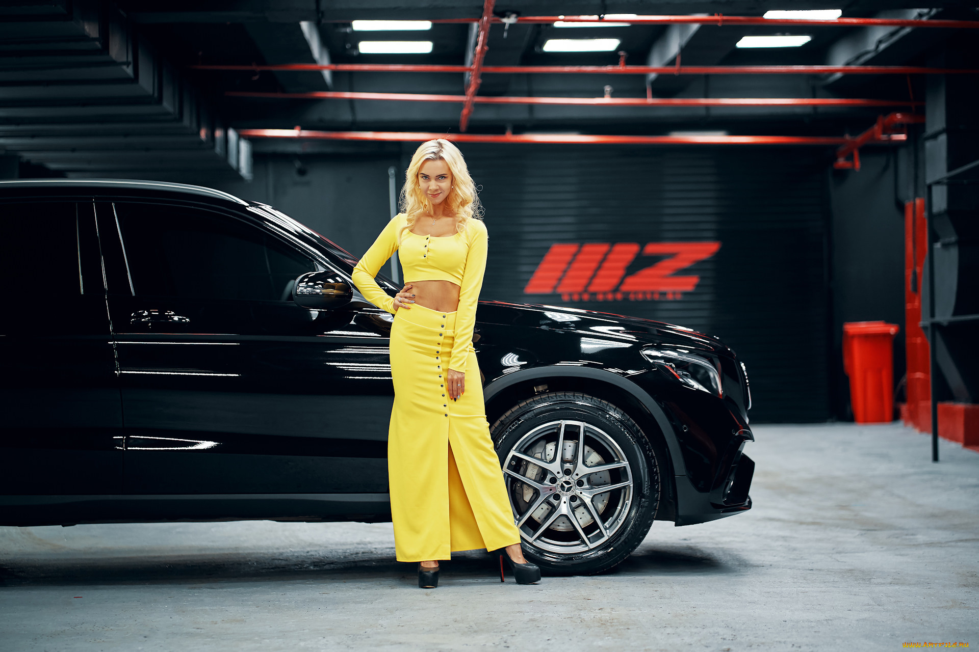 автомобили, -авто, с, девушками, mercedes, glc