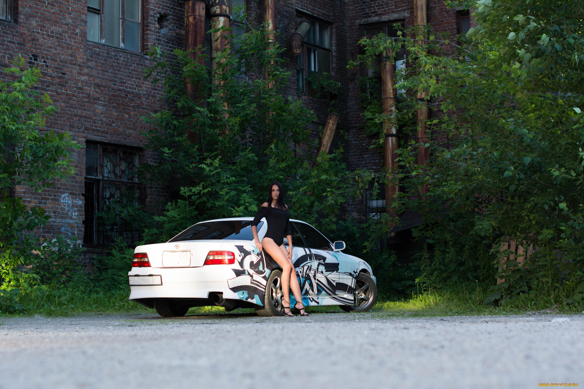 автомобили, -авто, с, девушками, toyota, chaser