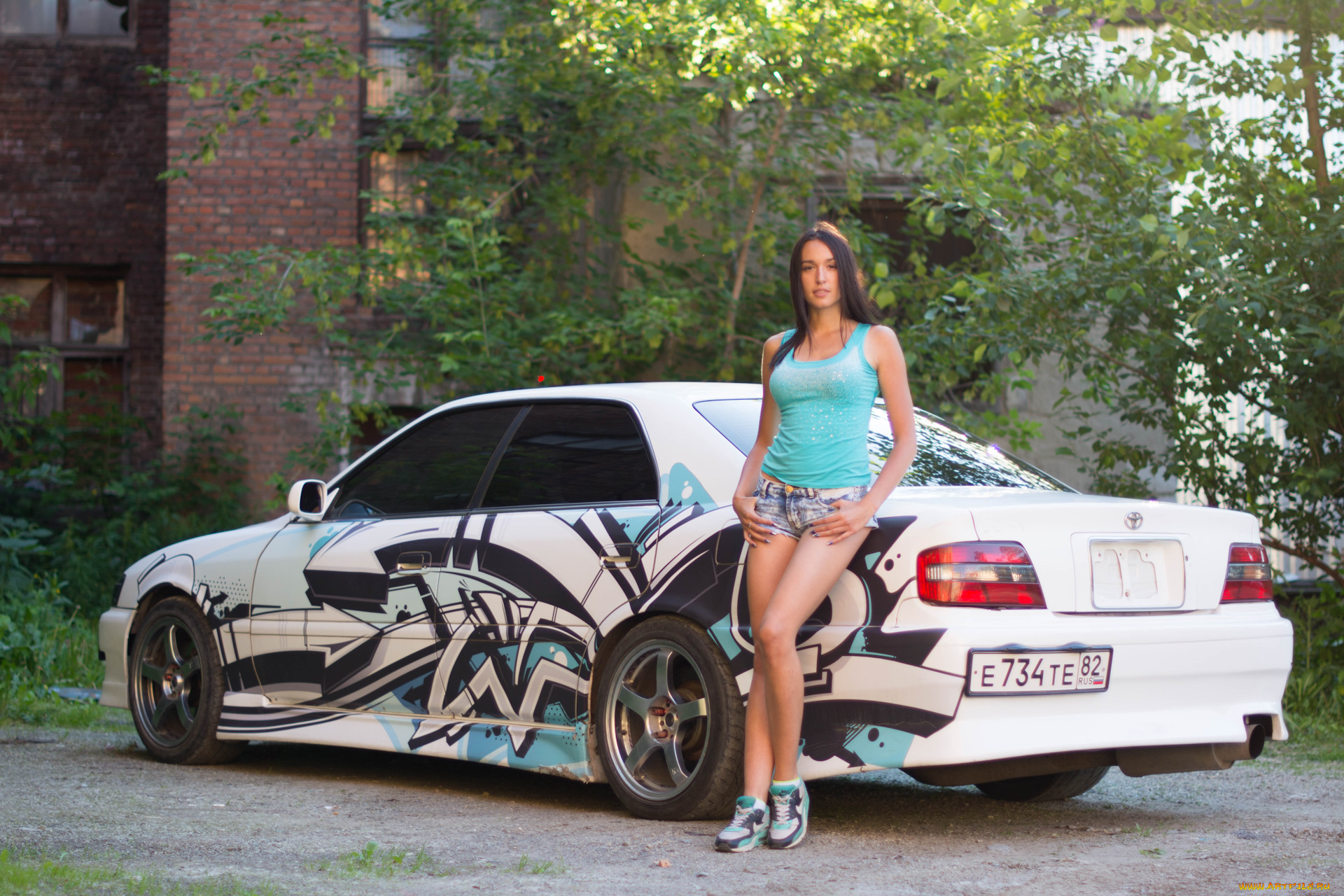 автомобили, -авто, с, девушками, toyota, chaser