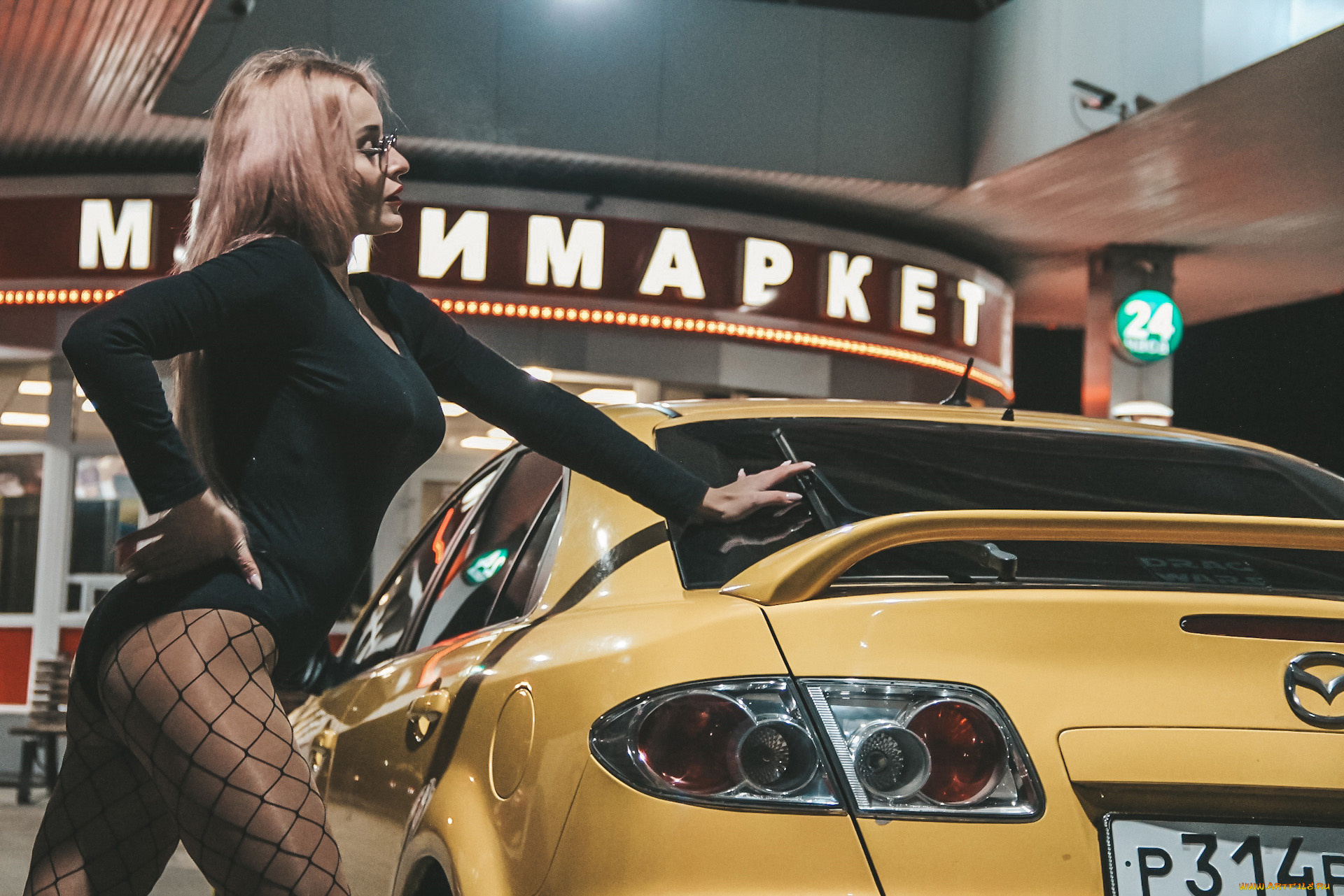 автомобили, -авто, с, девушками, mazda, 6, atenza