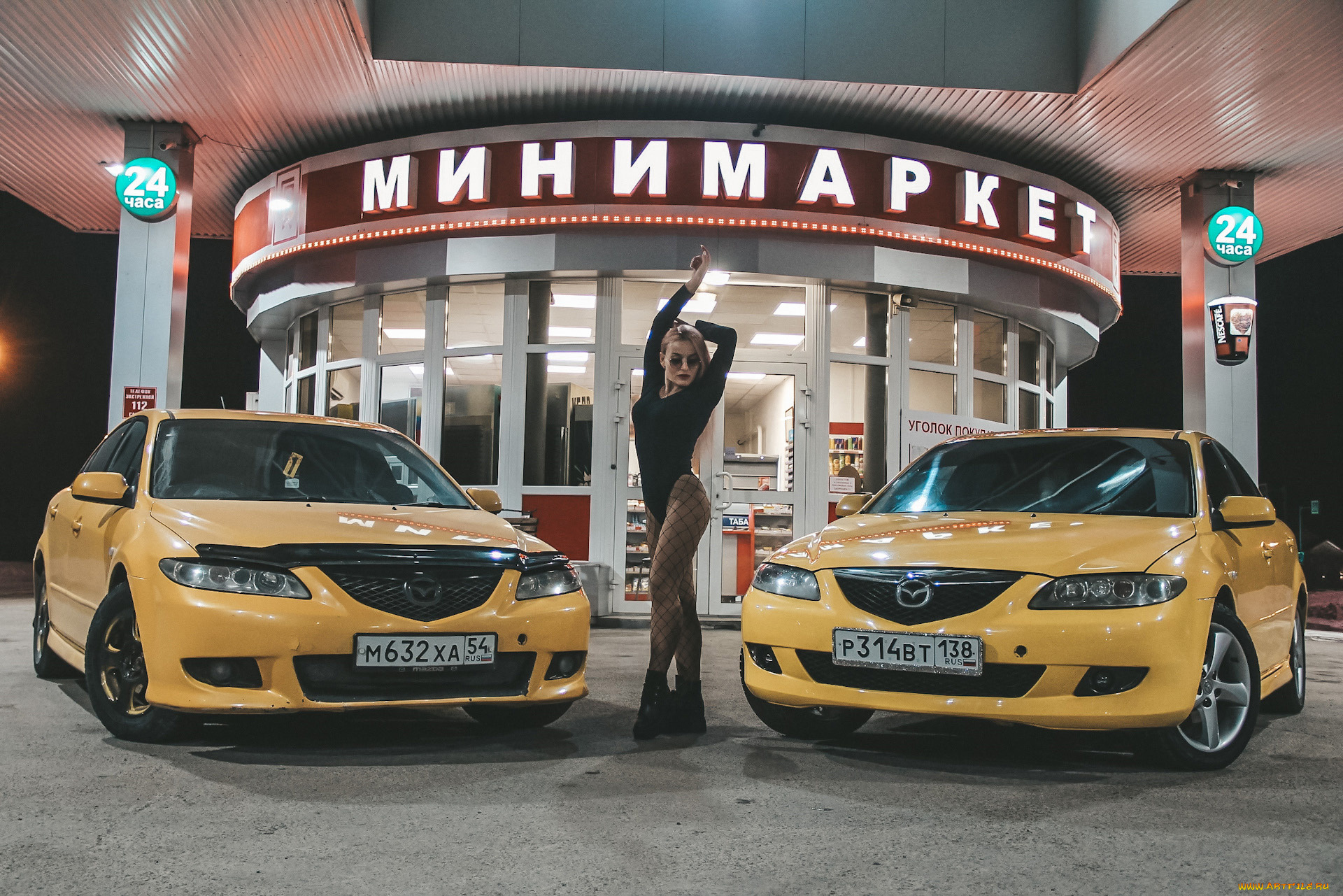 автомобили, -авто, с, девушками, mazda, 6, atenza