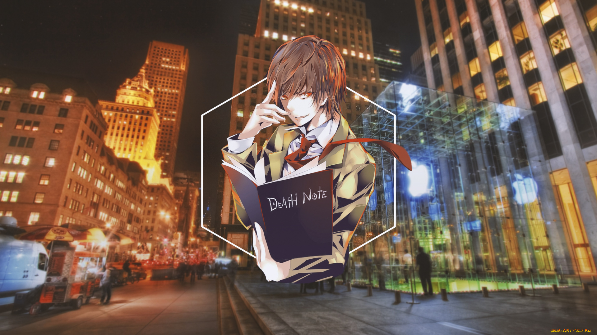 аниме, death, note, тетрадь, смерти