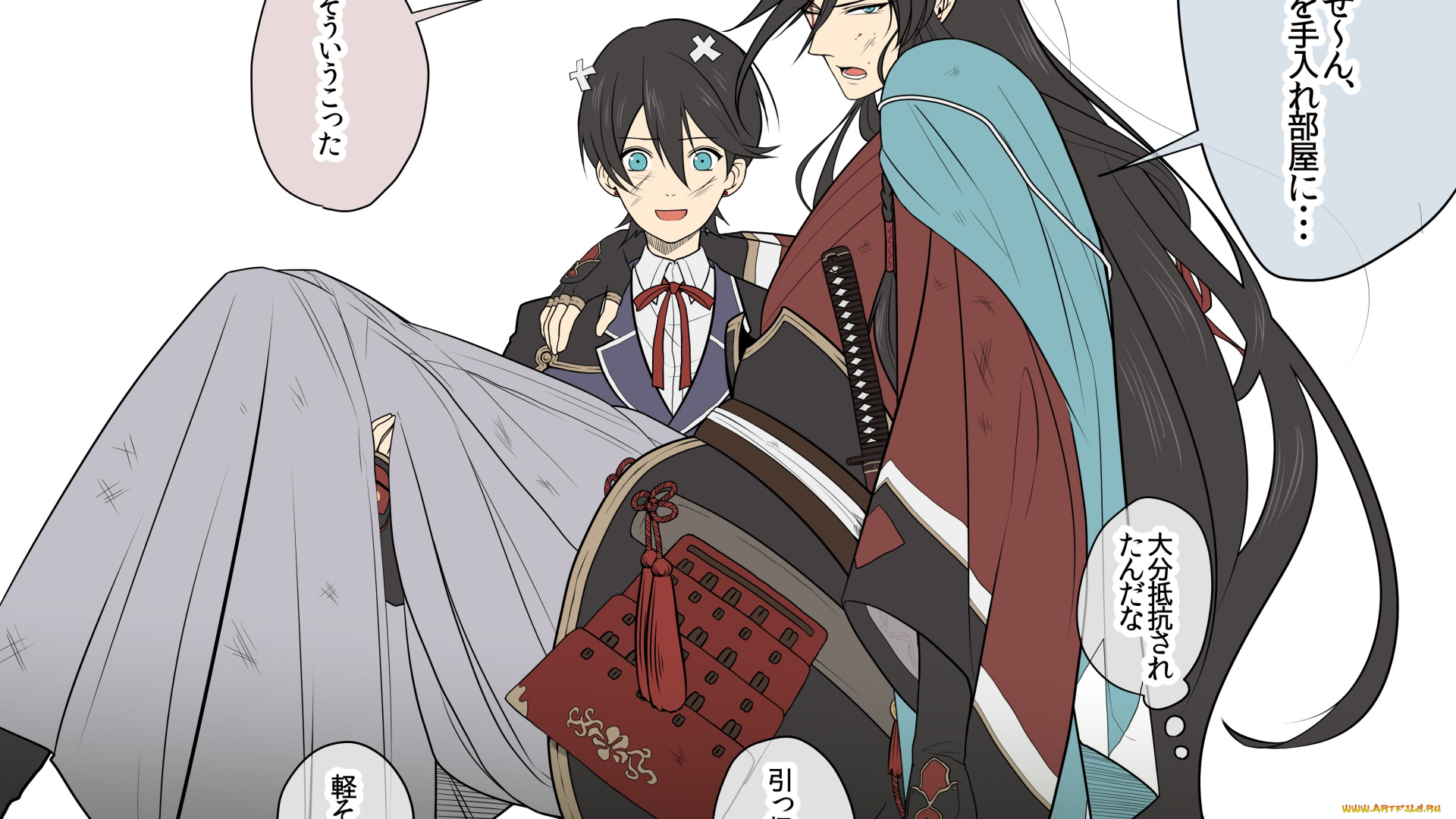 аниме, touken, ranbu, kanehori