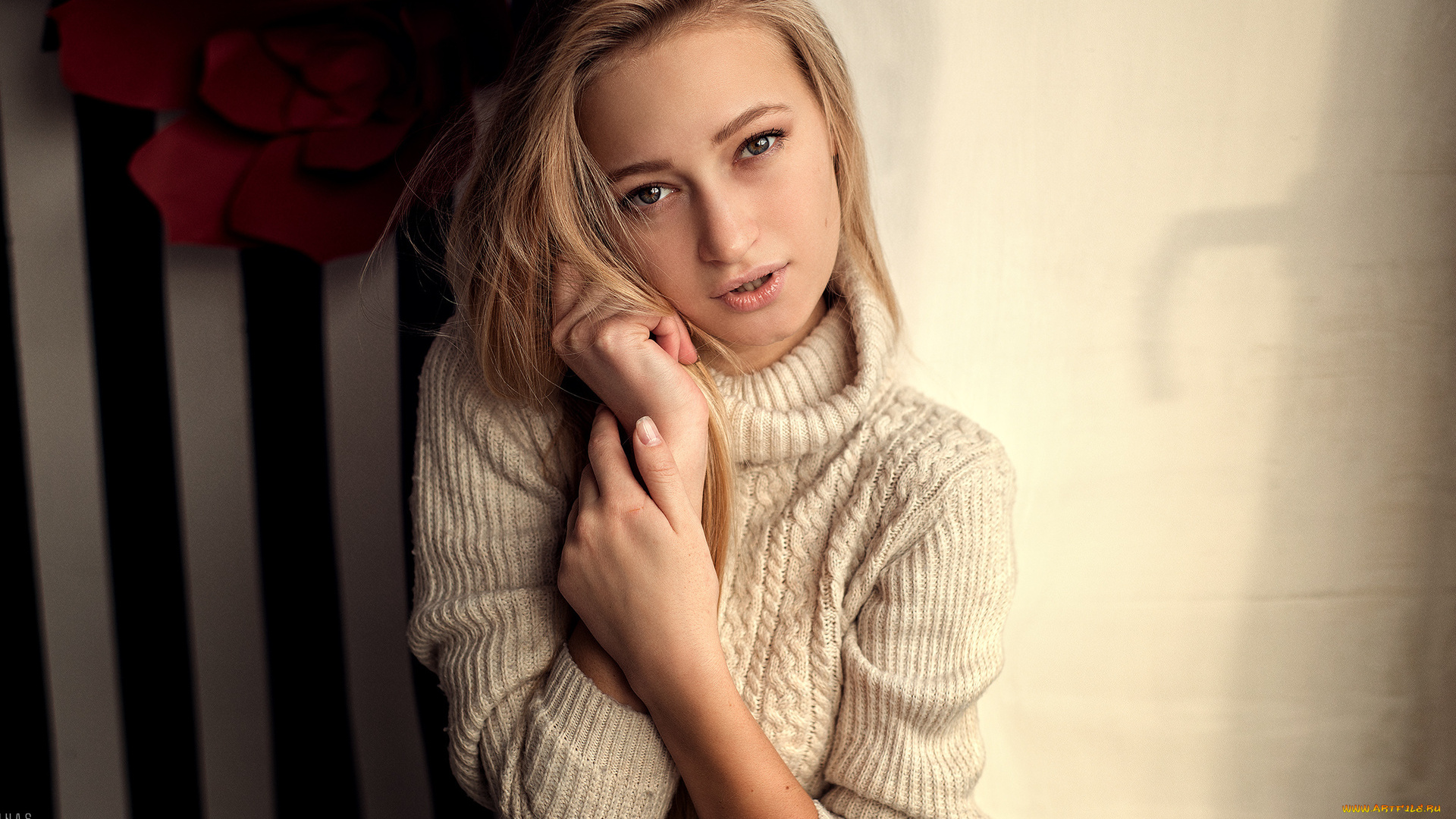девушки, -, блондинки, , светловолосые, блондинка, свитер