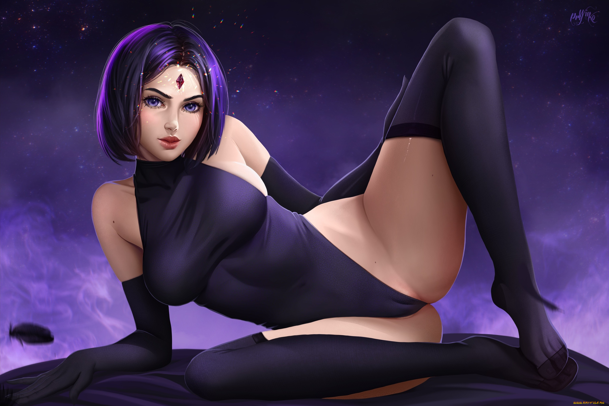 рисованное, комиксы, raven