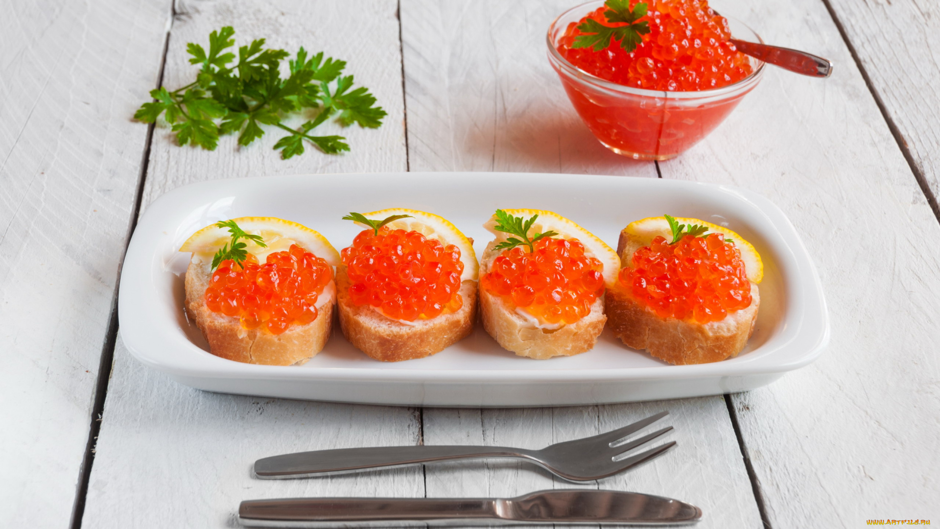 еда, икра, бутерброды, красная, деликатес, петрушка