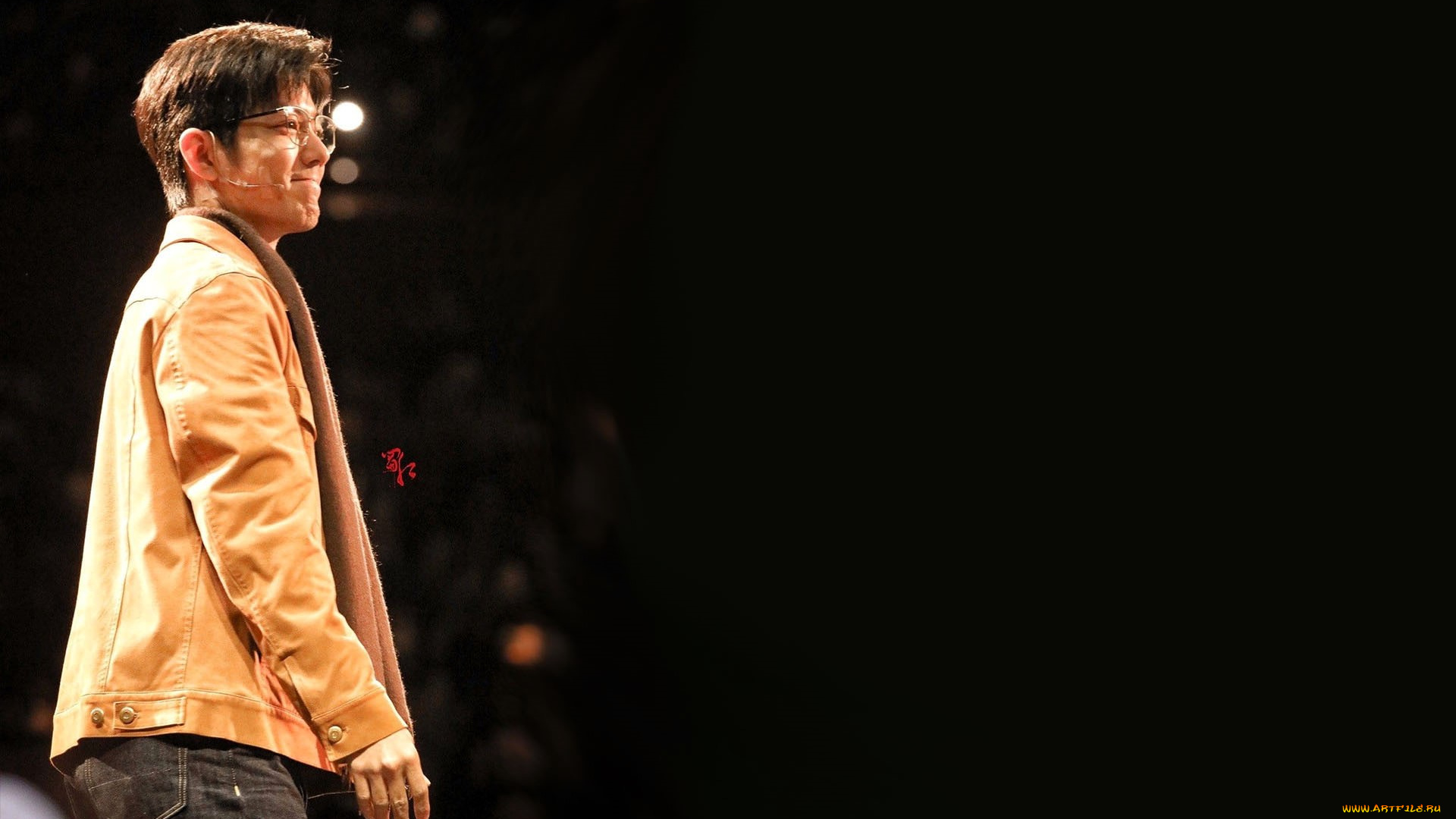 мужчины, xiao, zhan, актер, очки, куртка, сцена