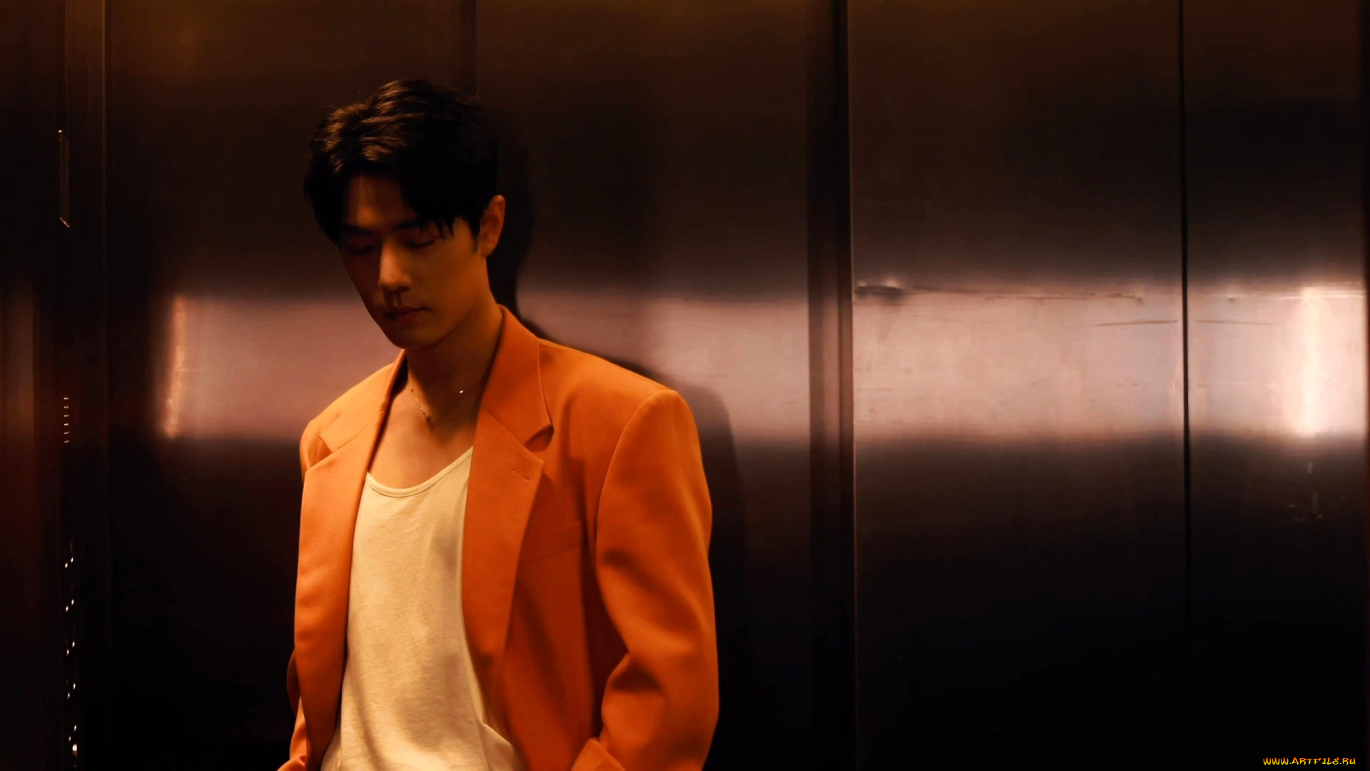 мужчины, xiao, zhan, актер, пиджак