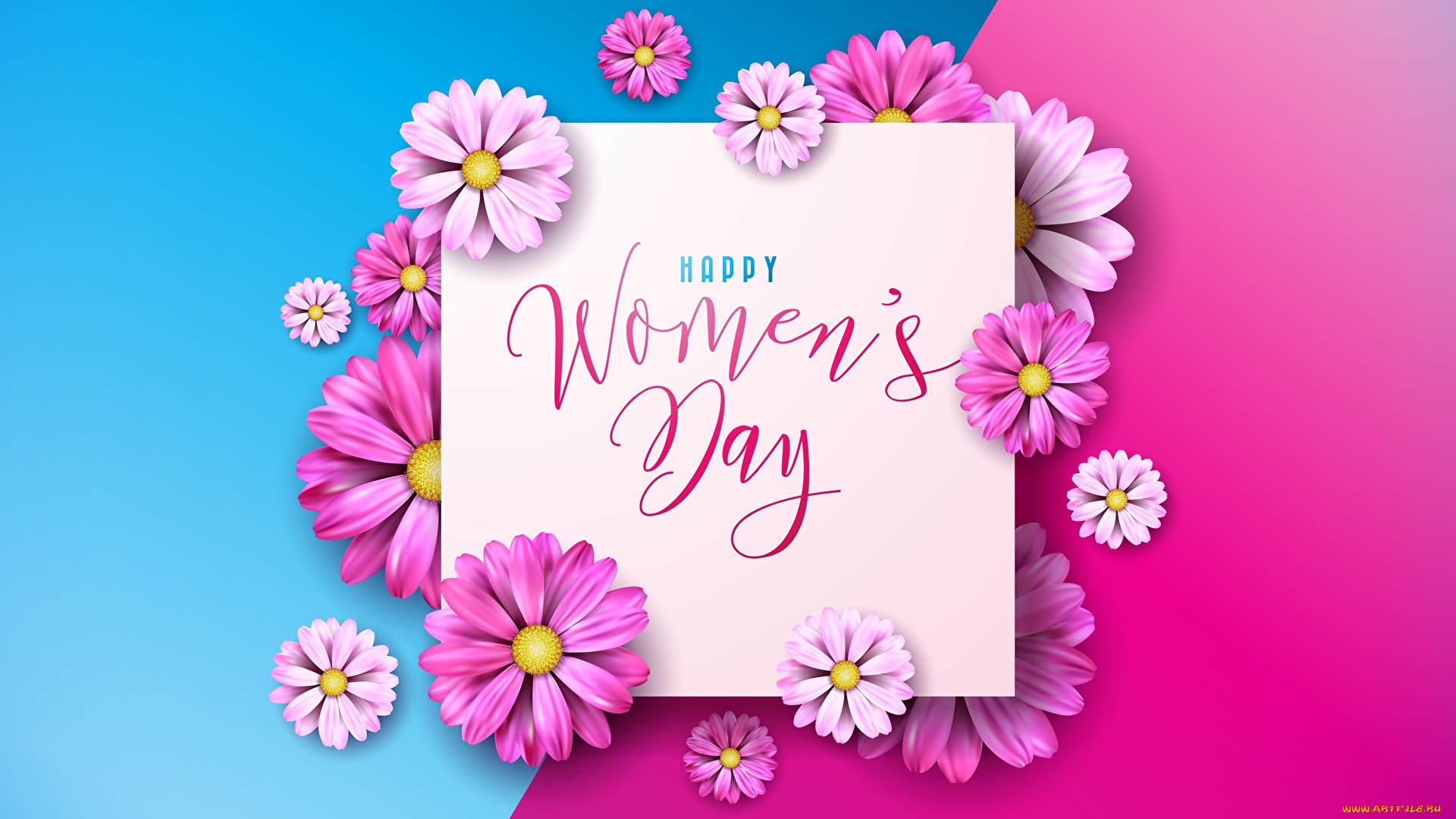 праздничные, международный, женский, день, -, 8, марта, 8марта, цветной, фон, слово, надпись, английский, язык