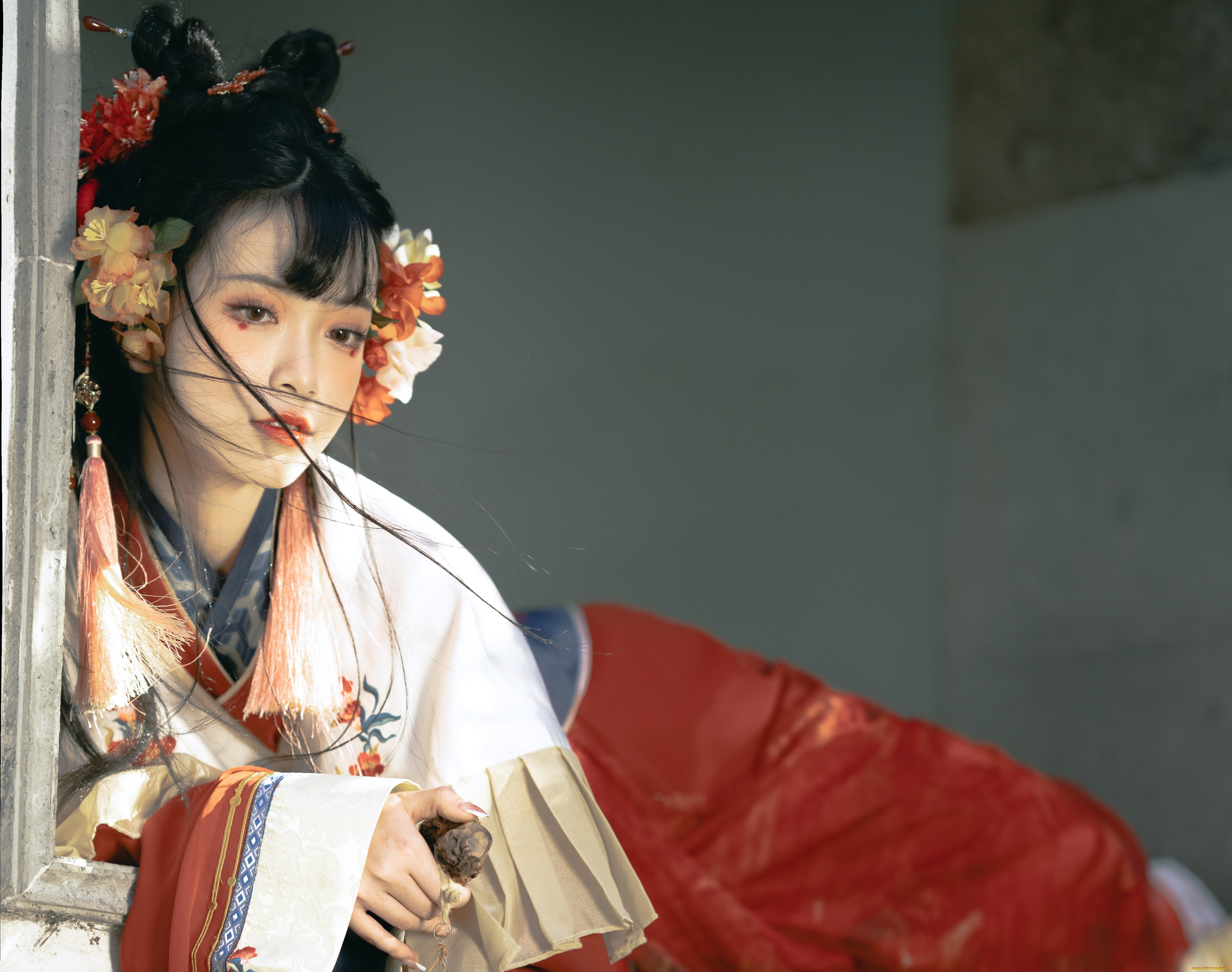 девушки, -, азиатки, девушка