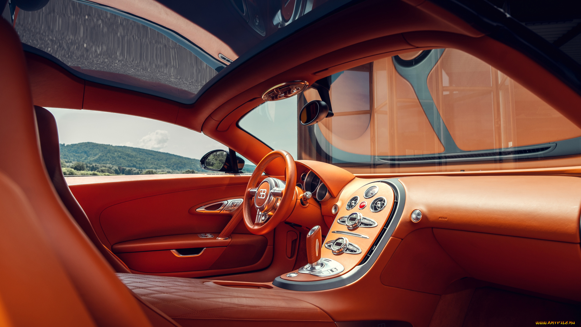 автомобили, интерьеры, bugatti