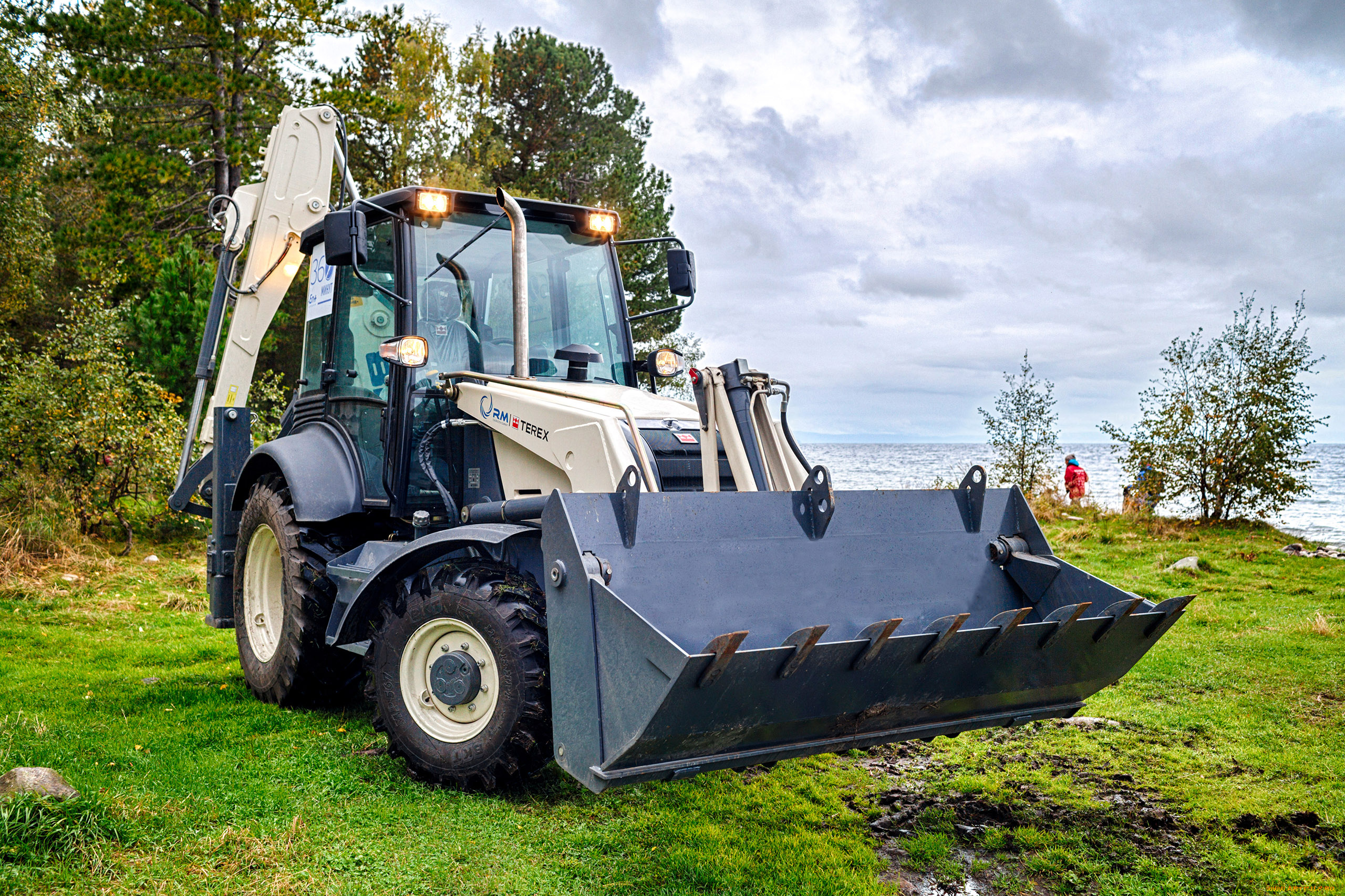 техника, фронтальные, погрузчики, terex