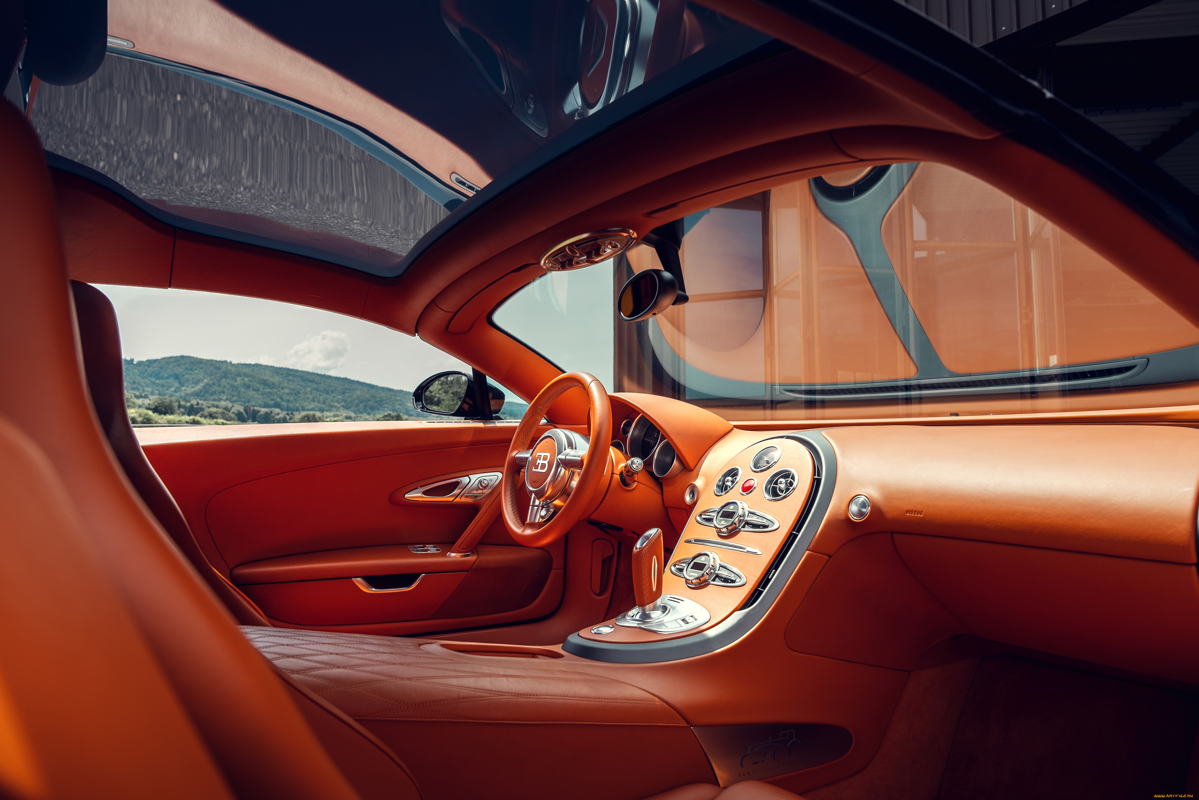 автомобили, интерьеры, bugatti