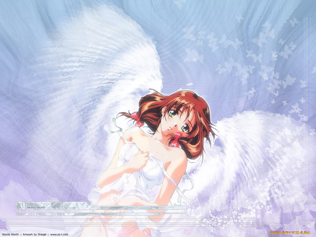 angel, аниме, angels, demons, девушка, крылья, ангел