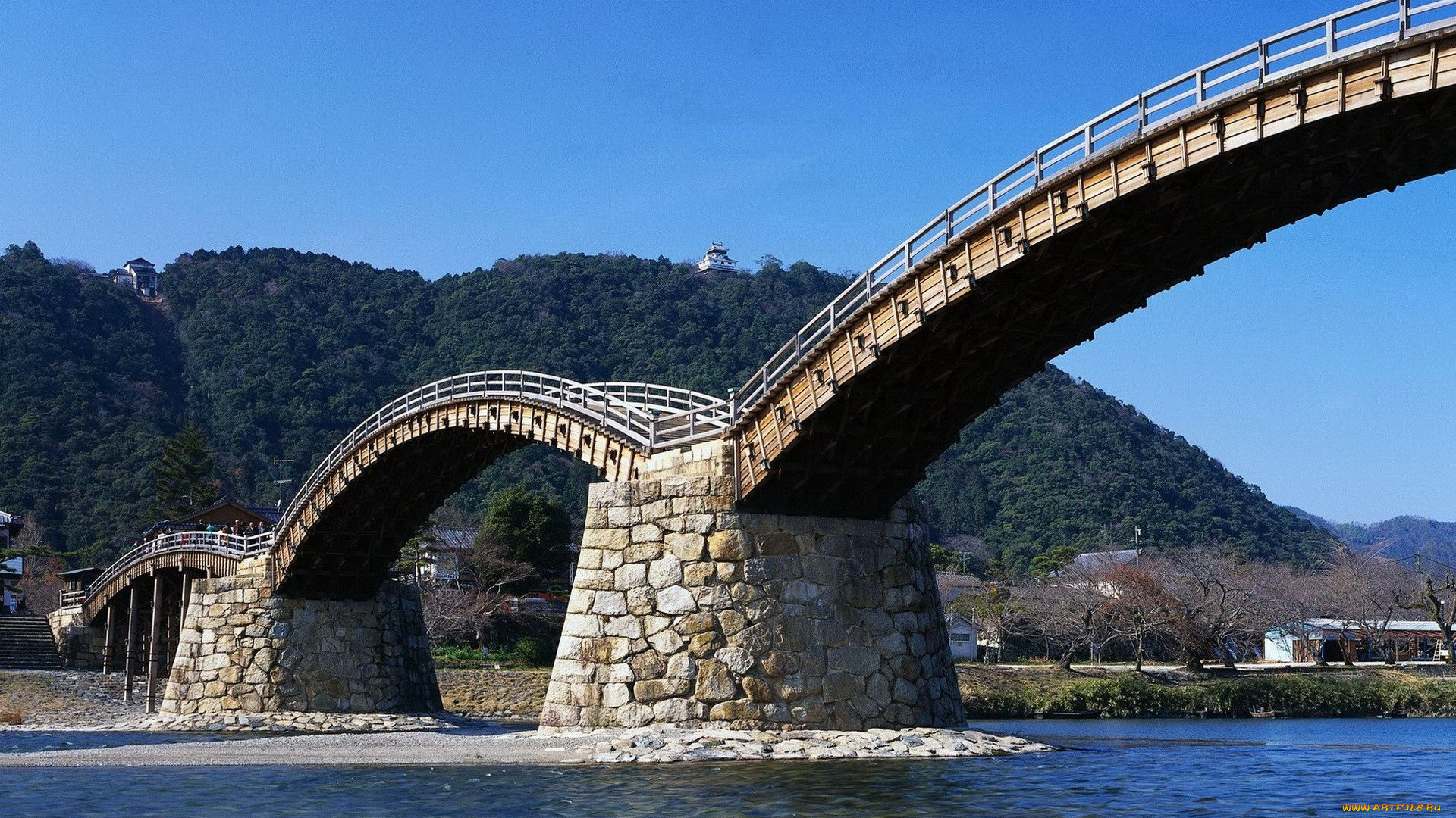 japan, города, мосты