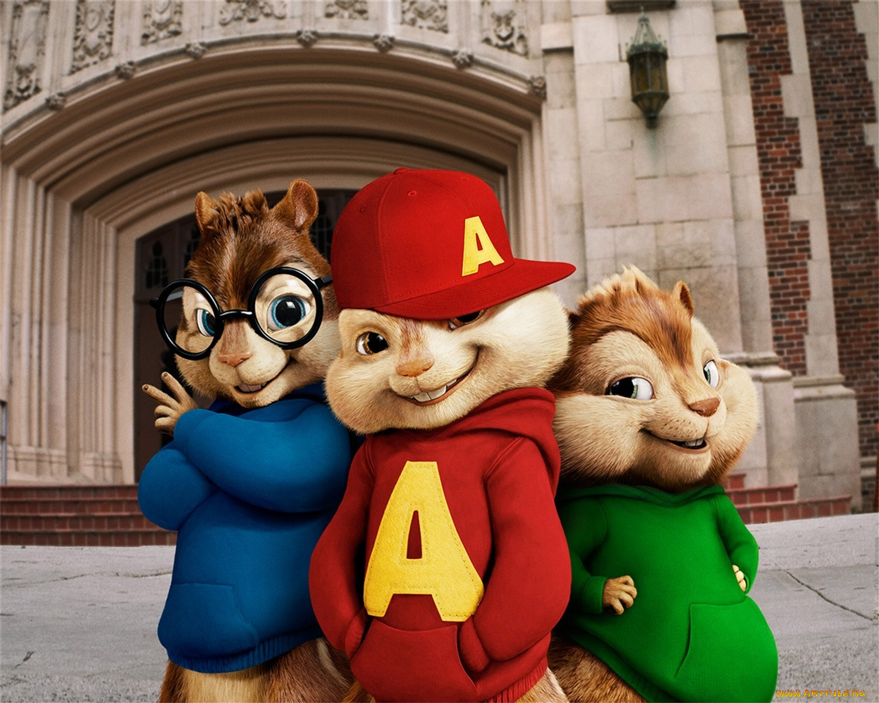 мультфильмы, alvin, and, the, chipmunks