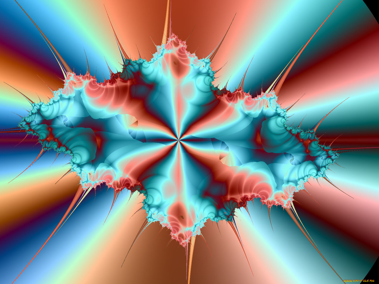 3д, графика, fractal, фракталы, цвета, фон, узор