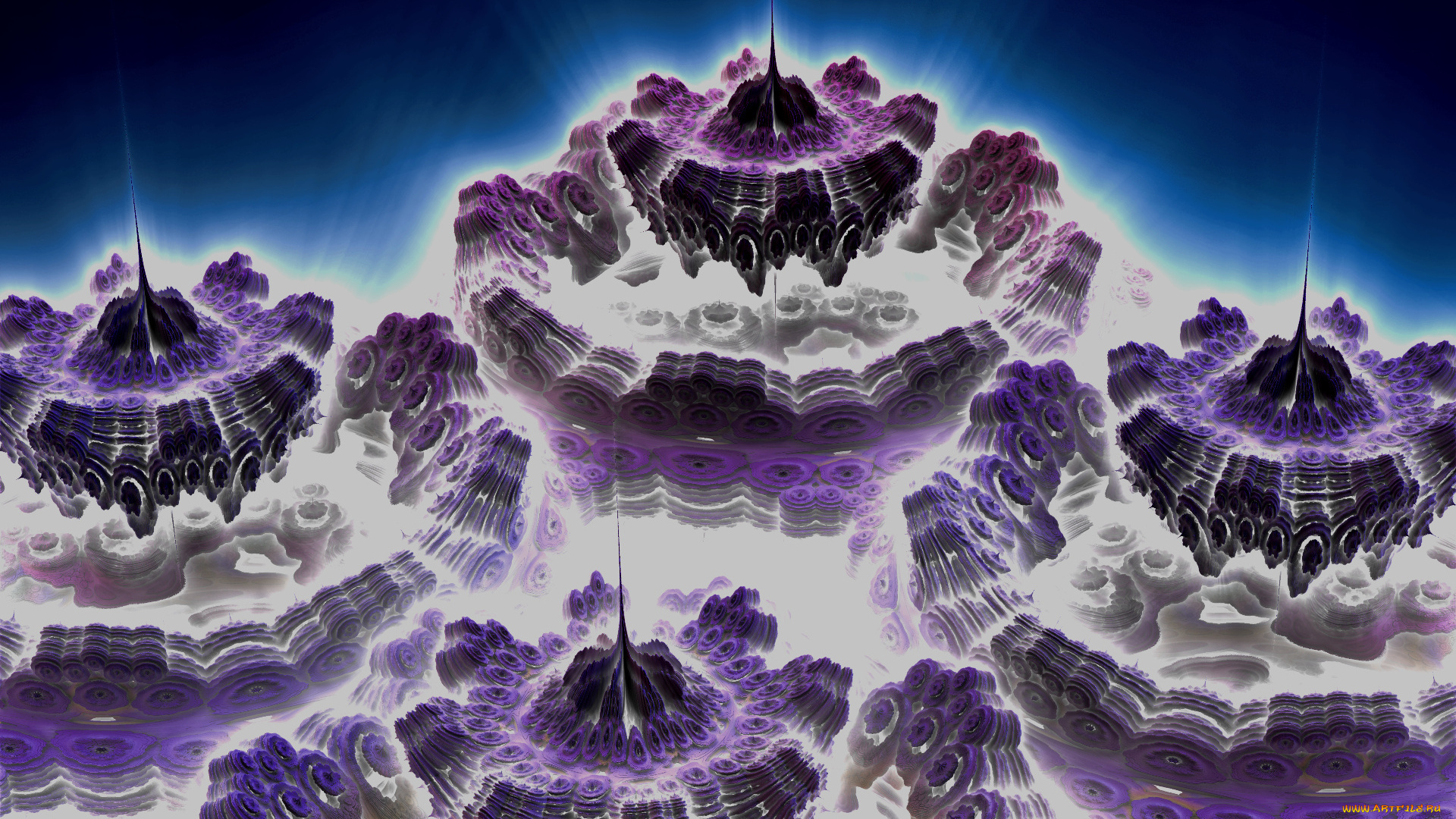 3д, графика, fractal, фракталы, цвета, узор