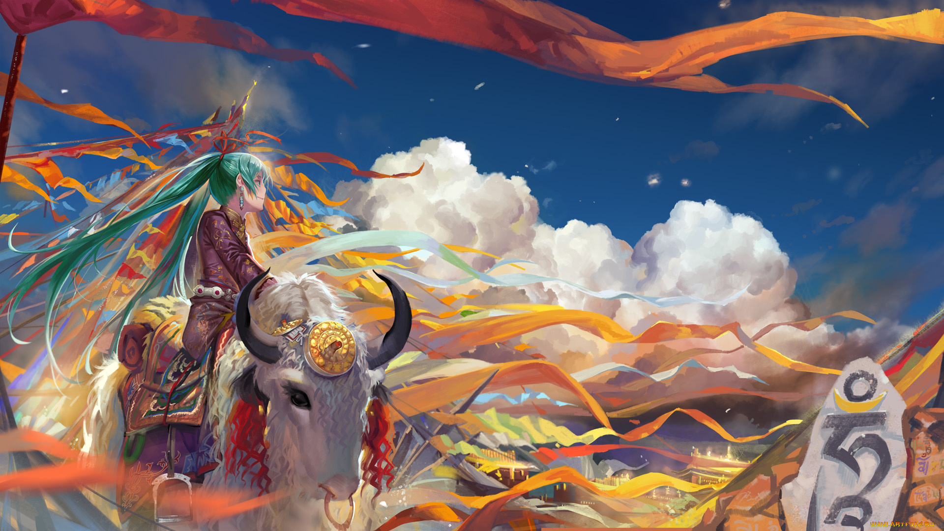 аниме, vocaloid, hatsune, miku