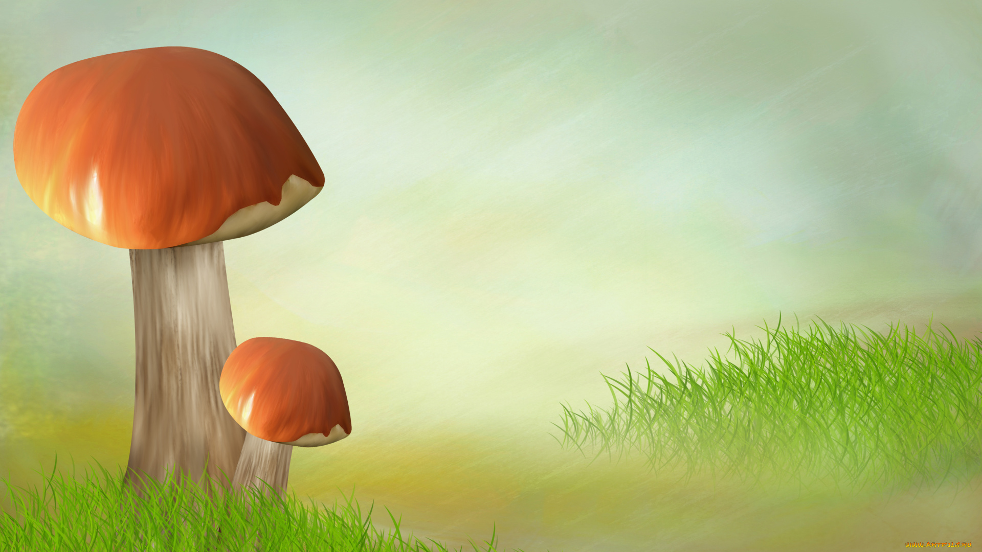 3d, векторная, графика, art, природа, wallpapers