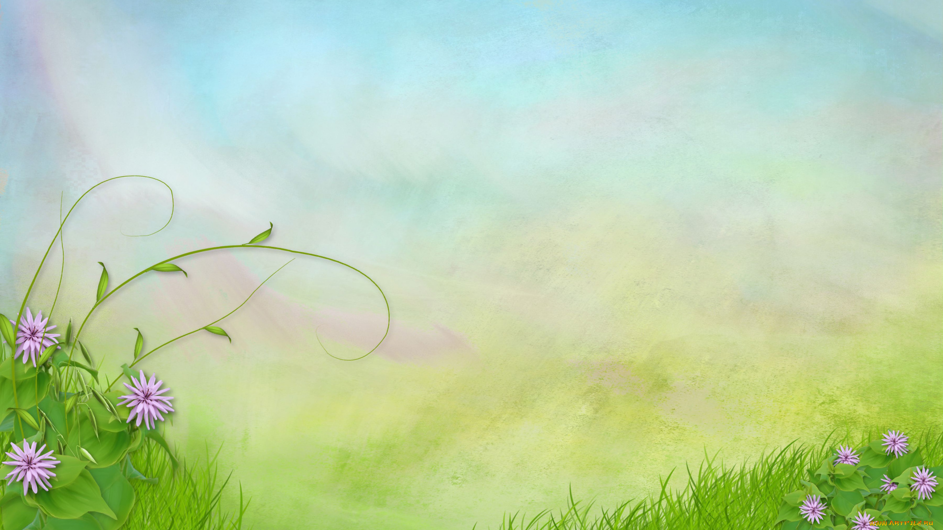 3d, векторная, графика, wallpapers, природа, art