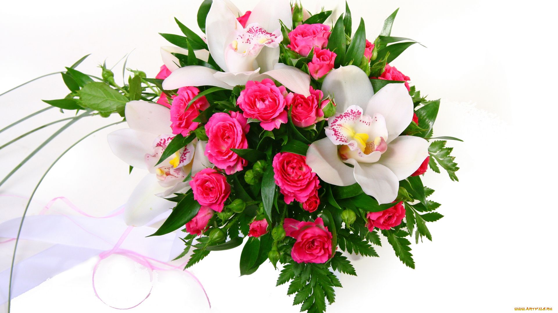 цветы, букеты, композиции, орхидеи, букет, розы