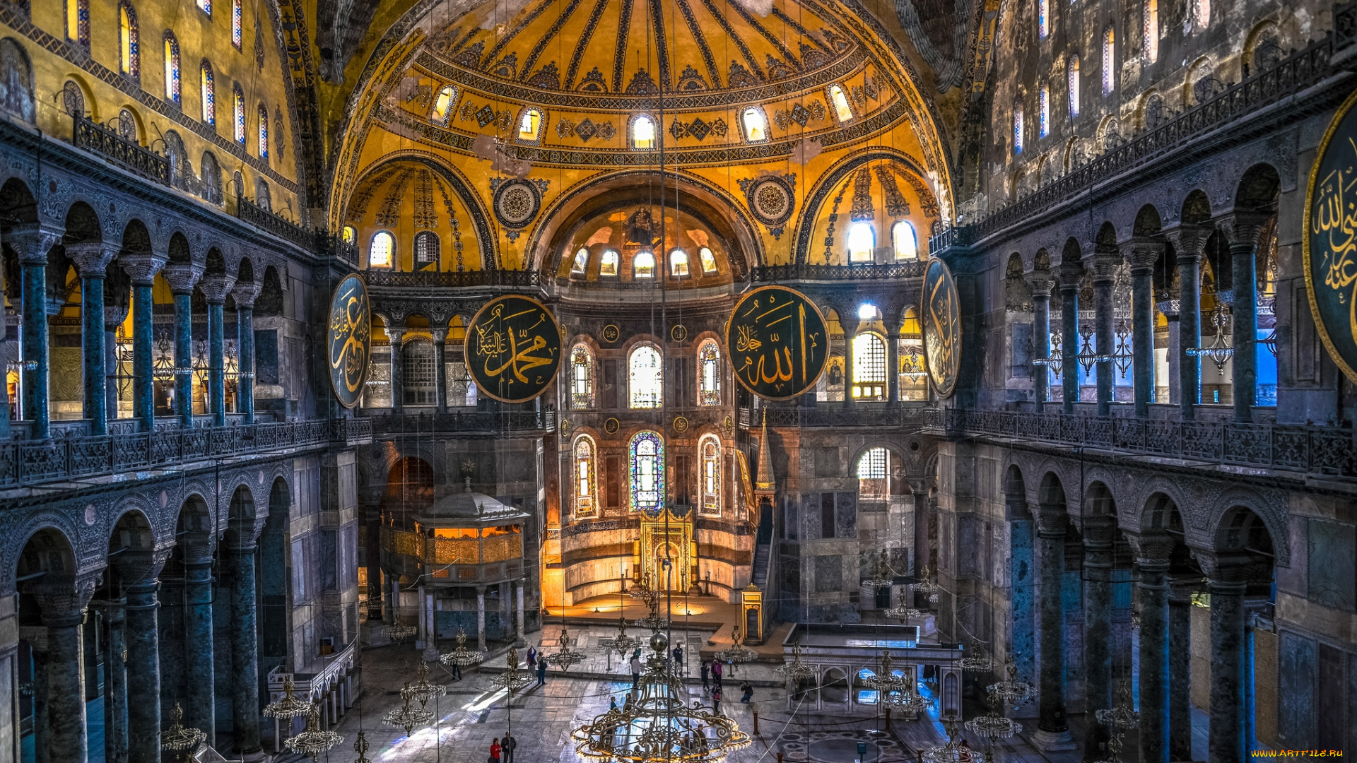 интерьер, убранство, роспись, храма, мечеть